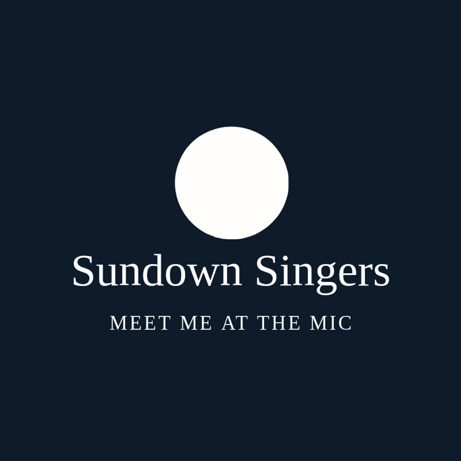 Sundown Singers logo for karaoke
