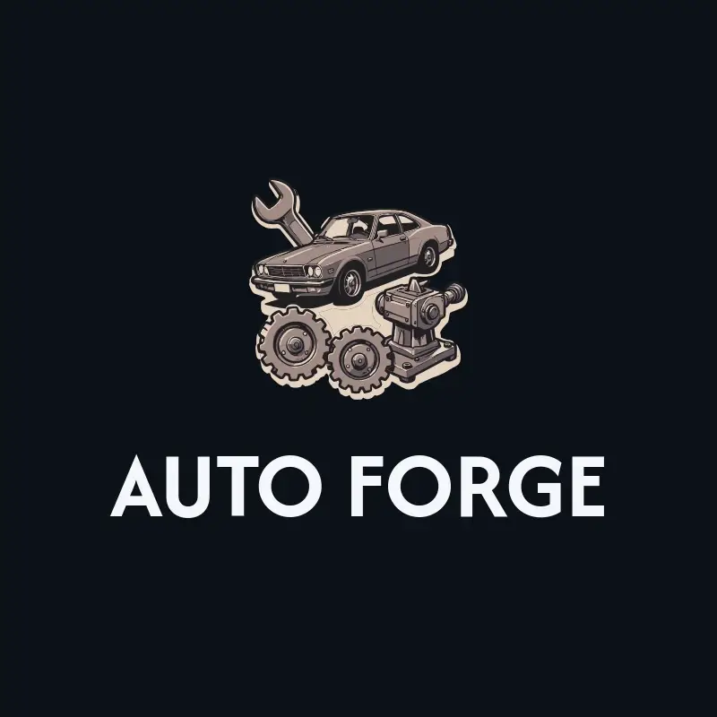 Auto Forge logo, an auto repair shop name idea
