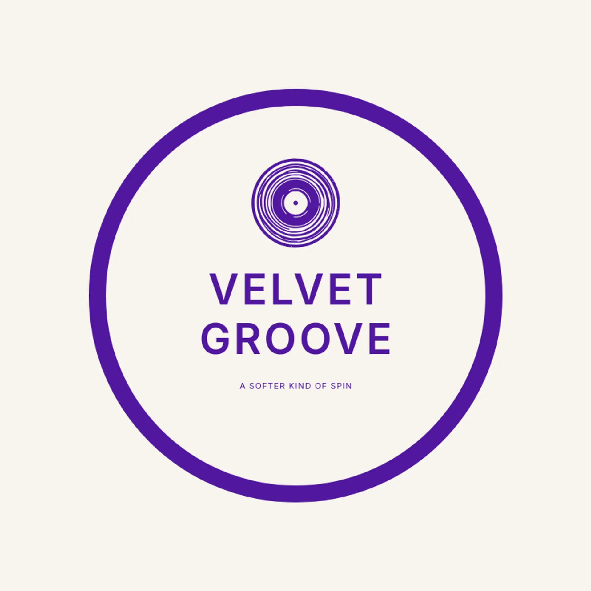 Velvet Groove logo for disc
