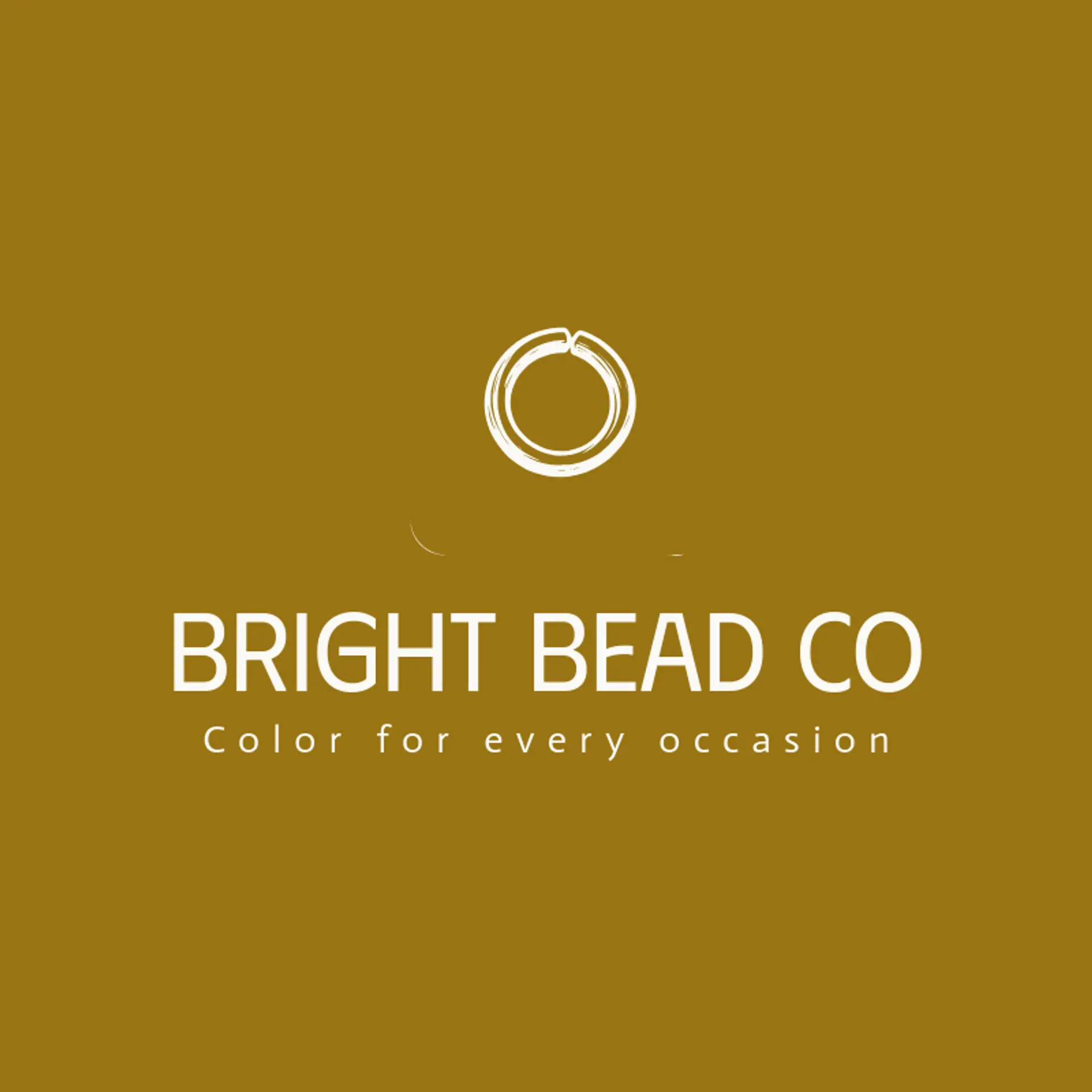 Bright Bead Co logo for bangle
