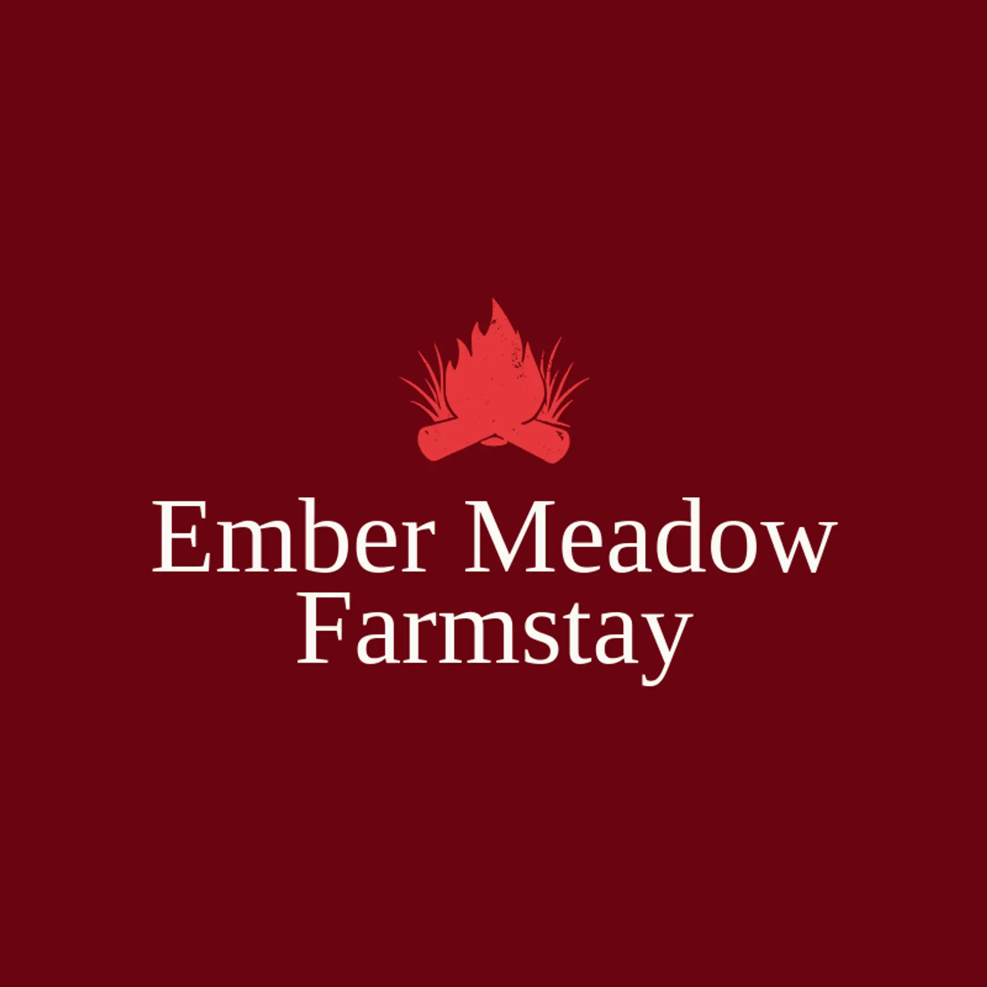 Ember Meadow Farmstay logo for campfire