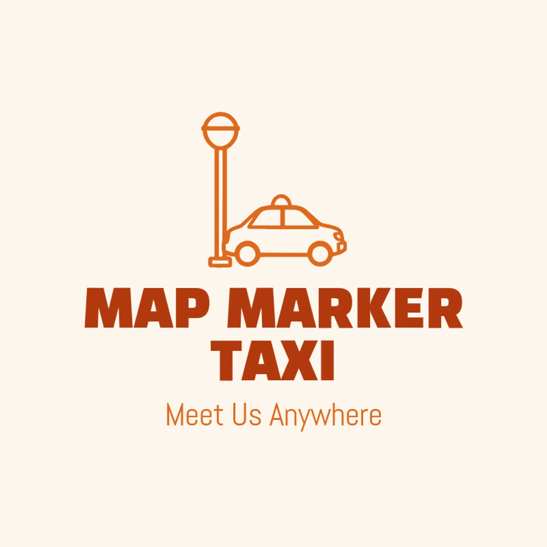 Map Marker Taxi logo for taxi