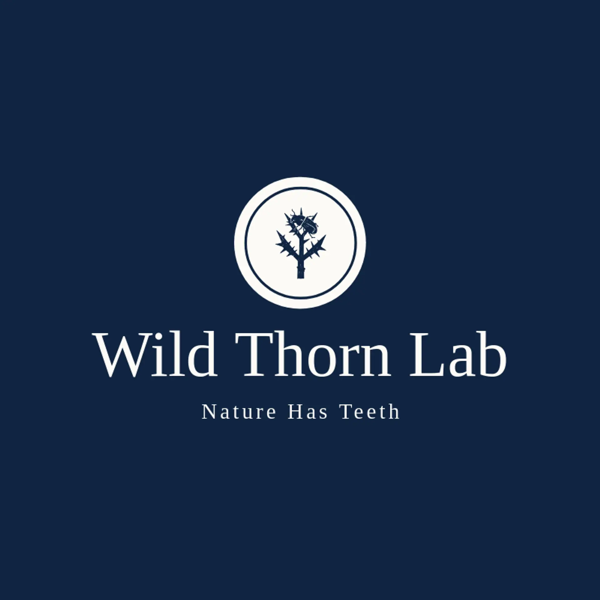 Wild Thorn Lab logo for poison