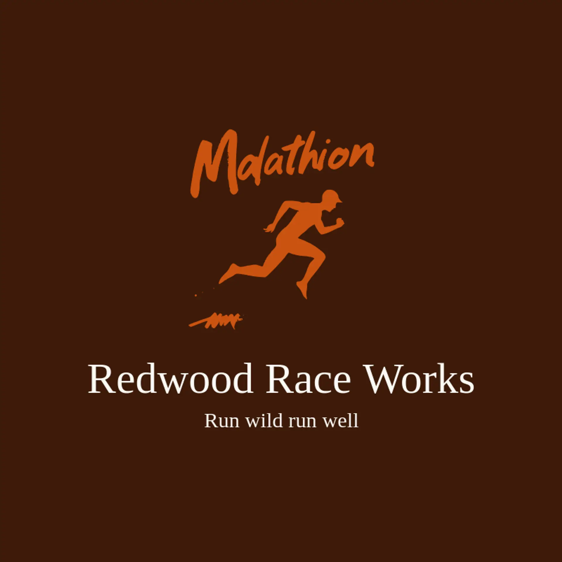 Redwood Race Works logo for marathon