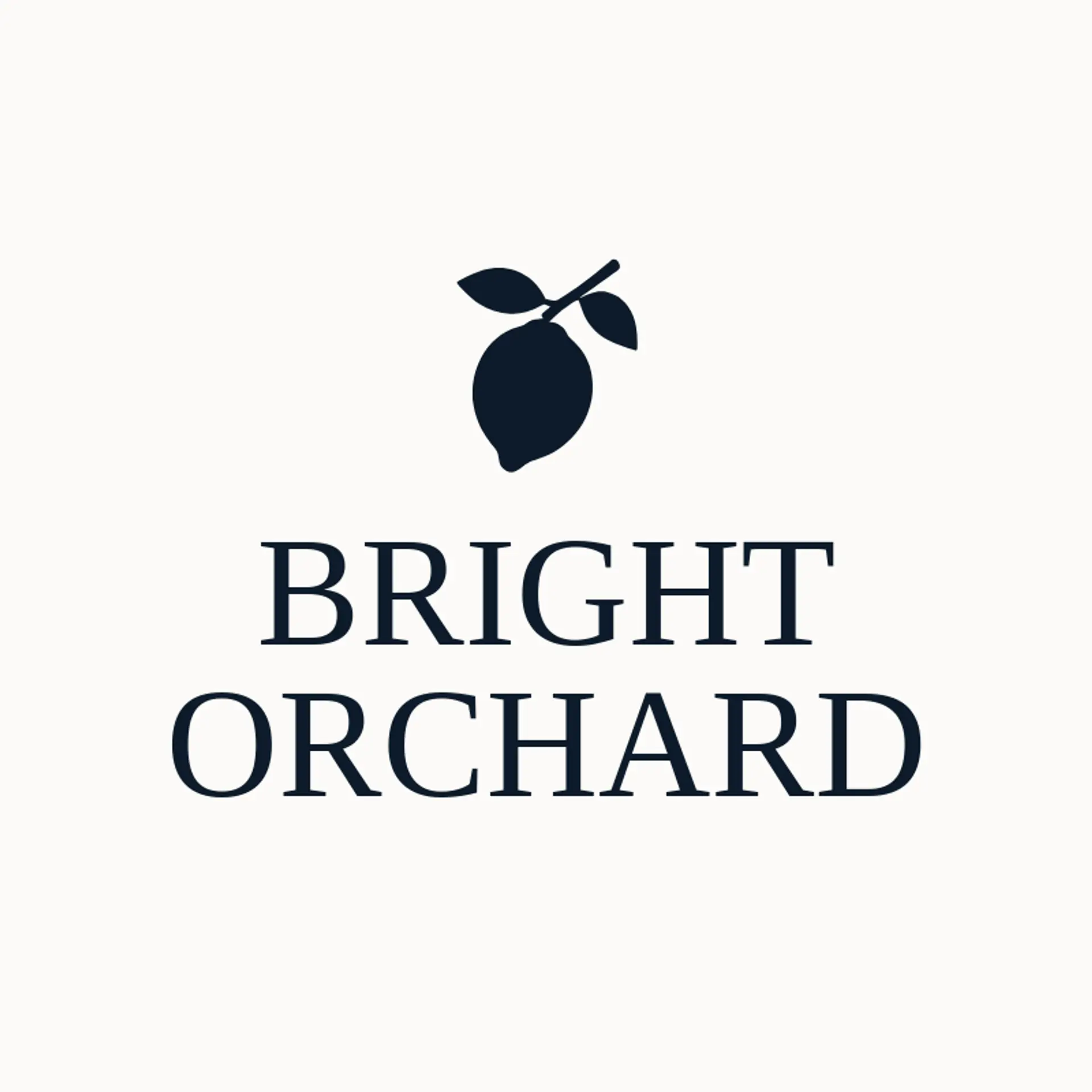 Bright Orchard logo for lemon