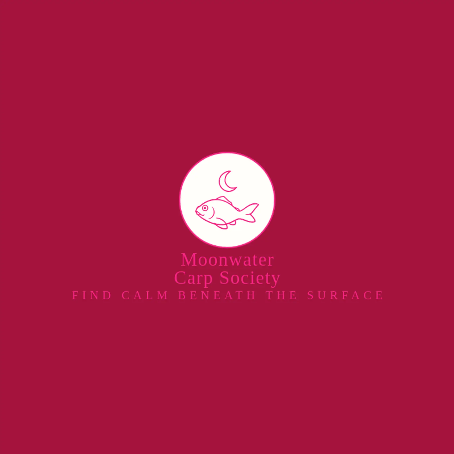 Moonwater Carp Society logo for carp