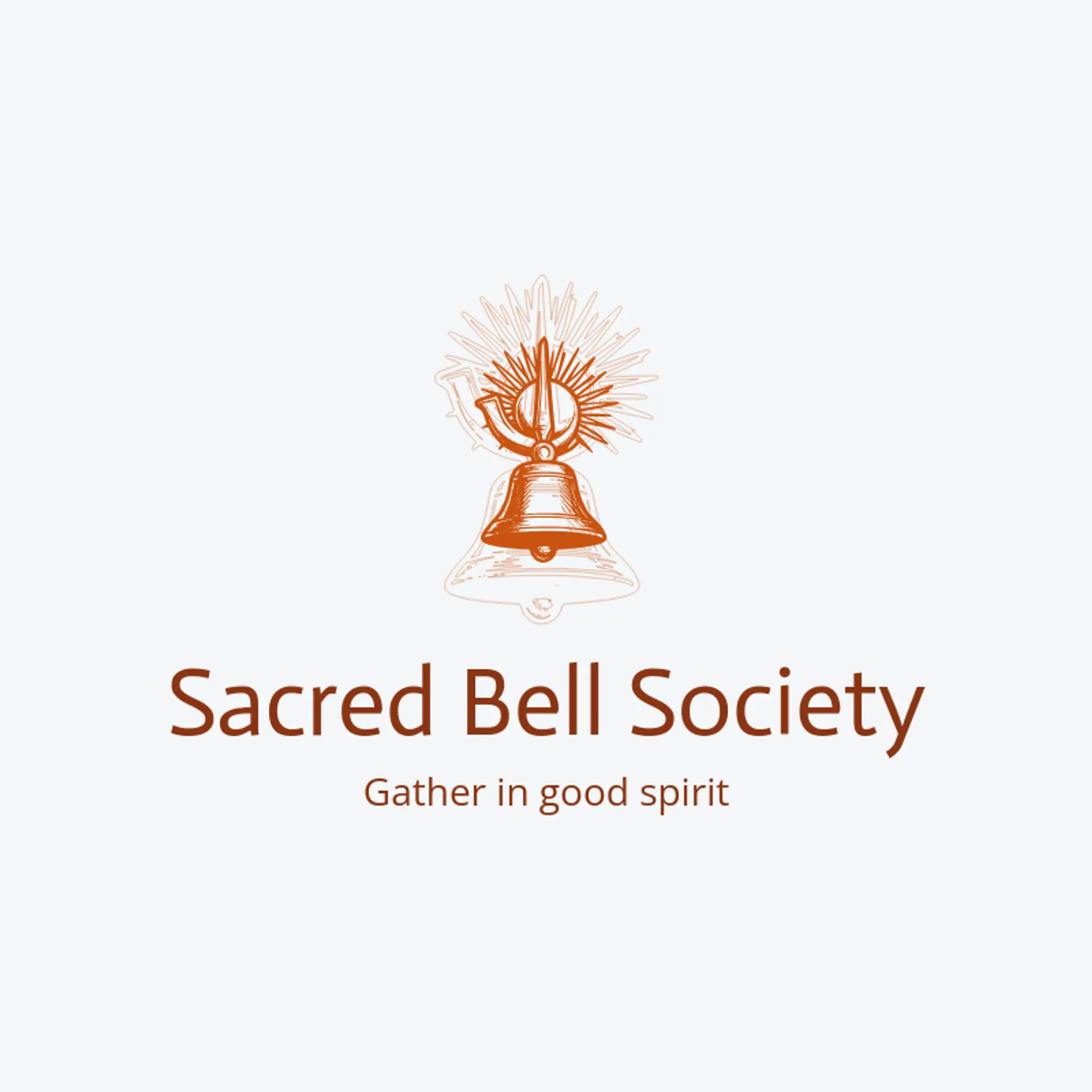 Sacred Bell Society logo for trishul