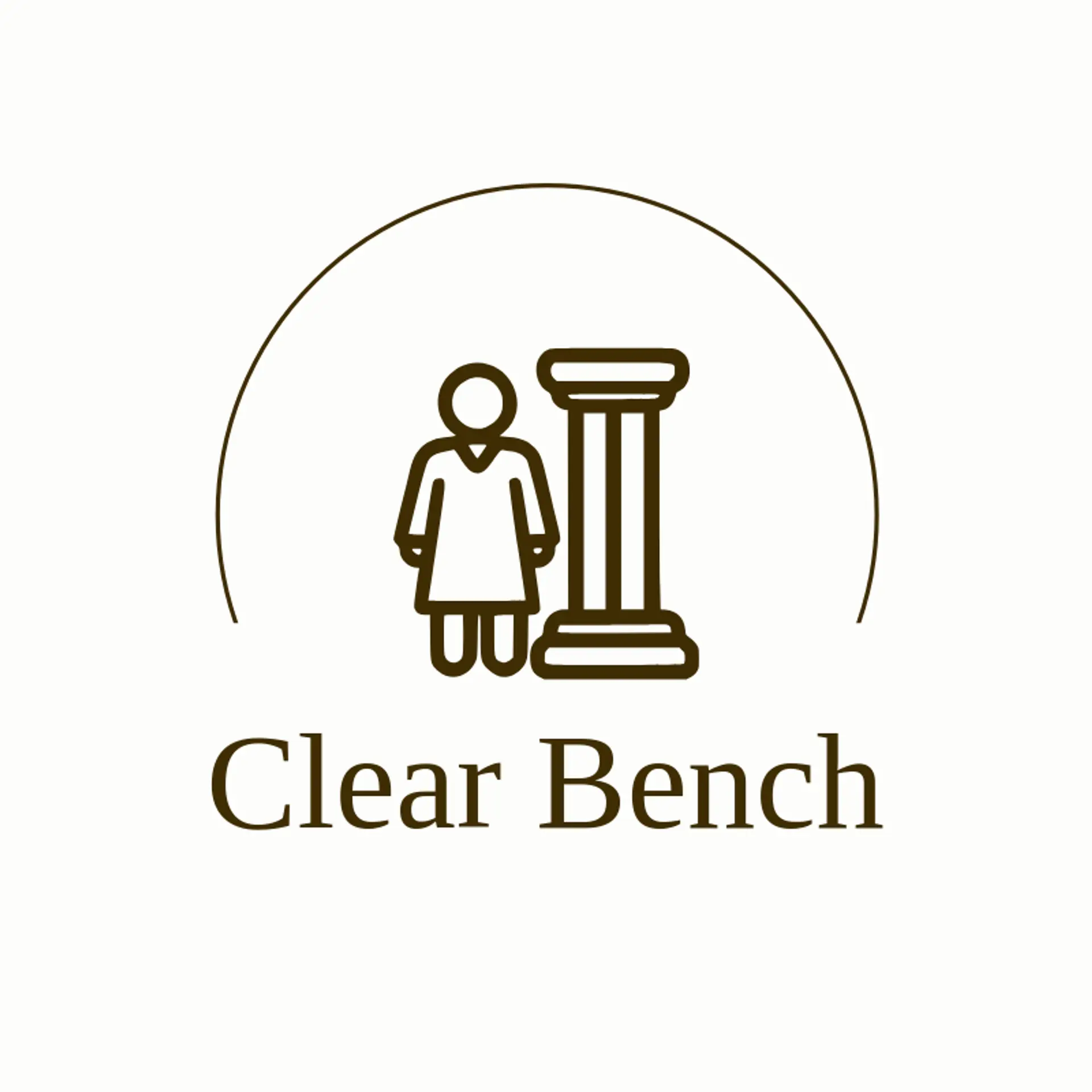 Clear Bench logo for judge