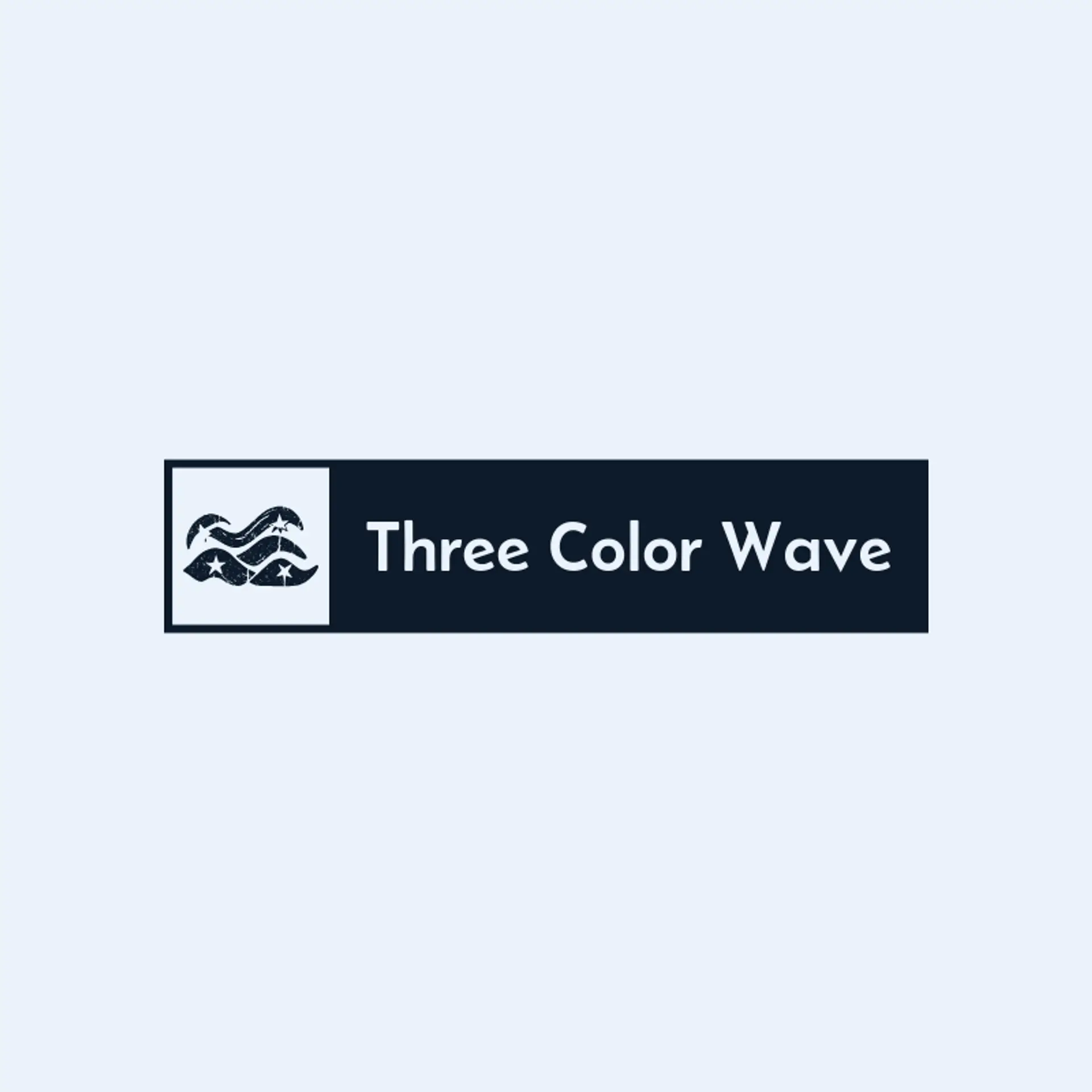 Three Color Wave logo for indian flag
