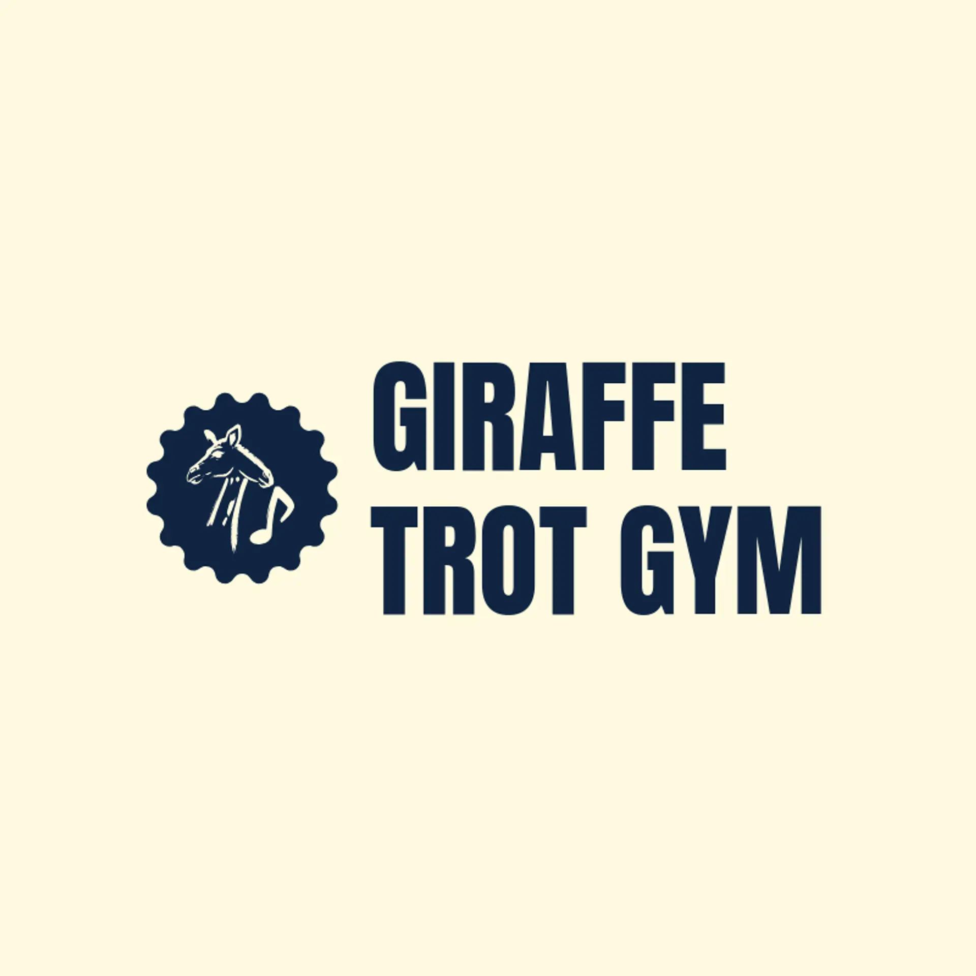 Giraffe Trot Gym logo for giraffe
