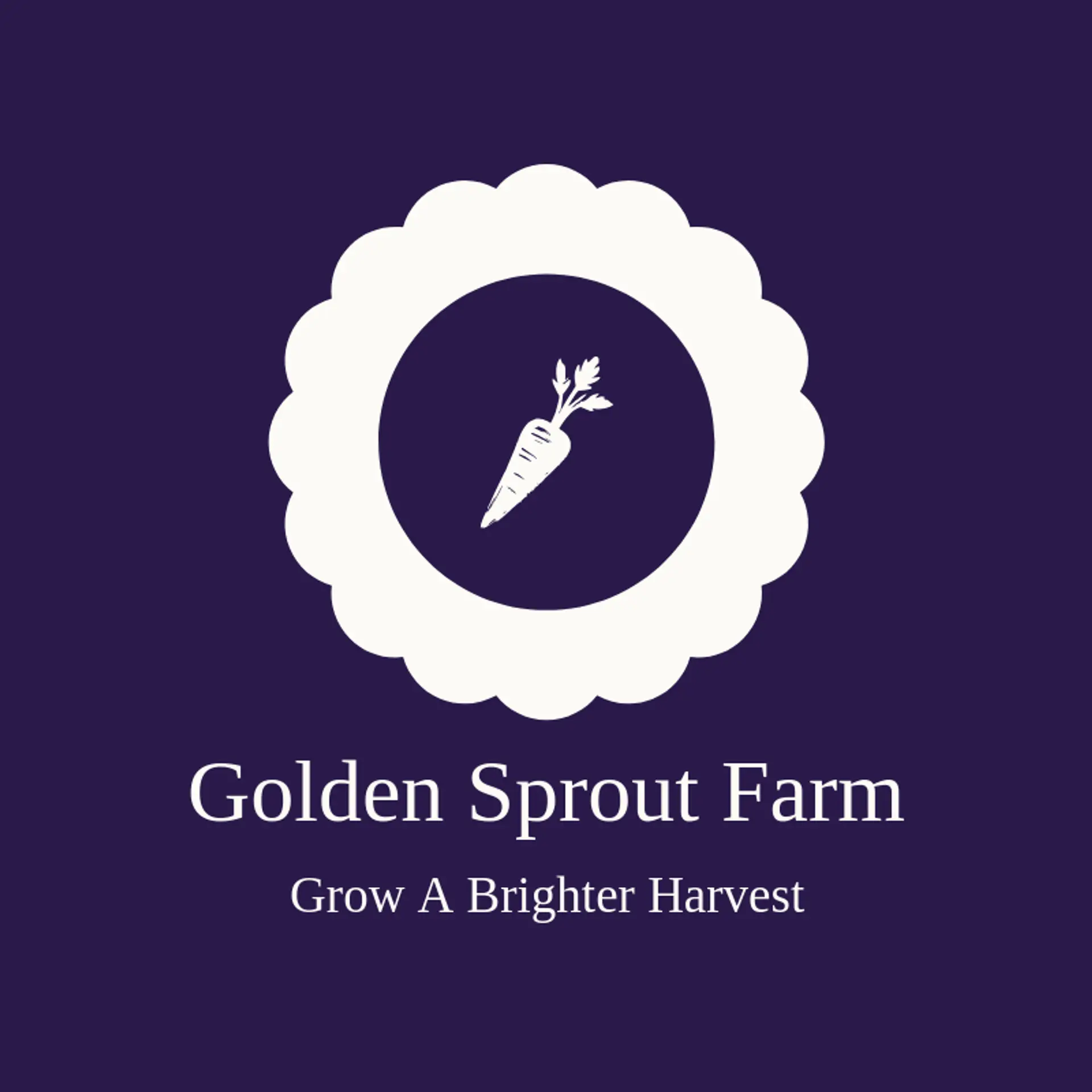 Golden Sprout Farm logo for carrot
