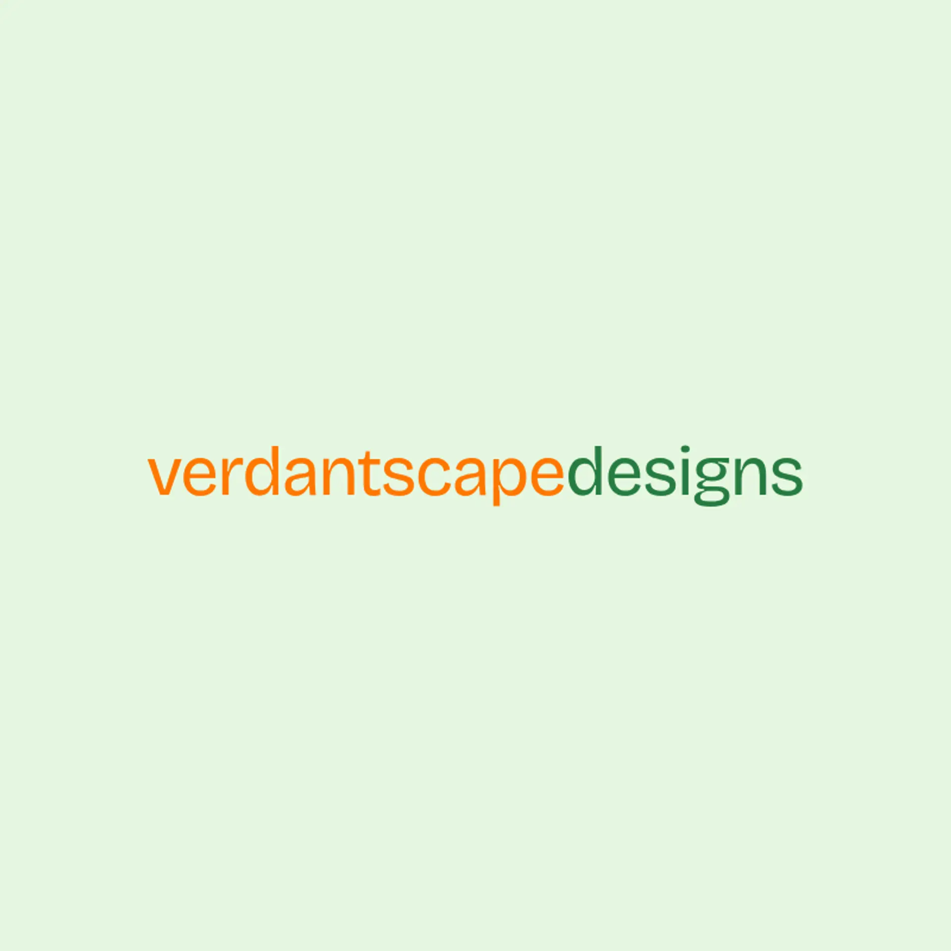 VerdantScape Designs logo for landscaping