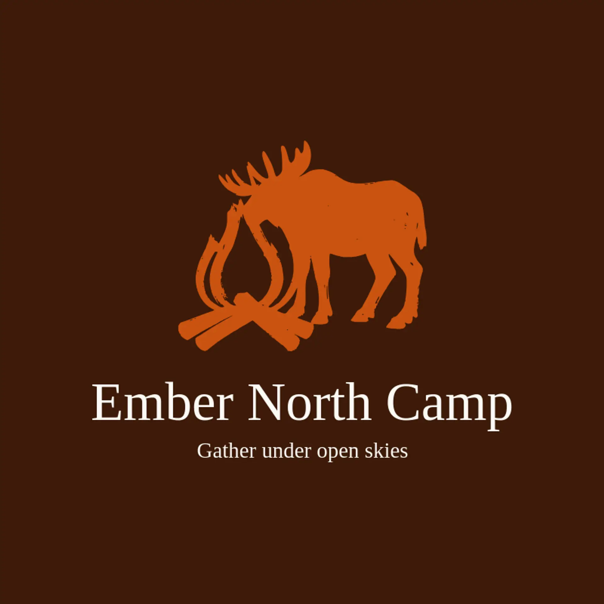 Ember North Camp logo for moose