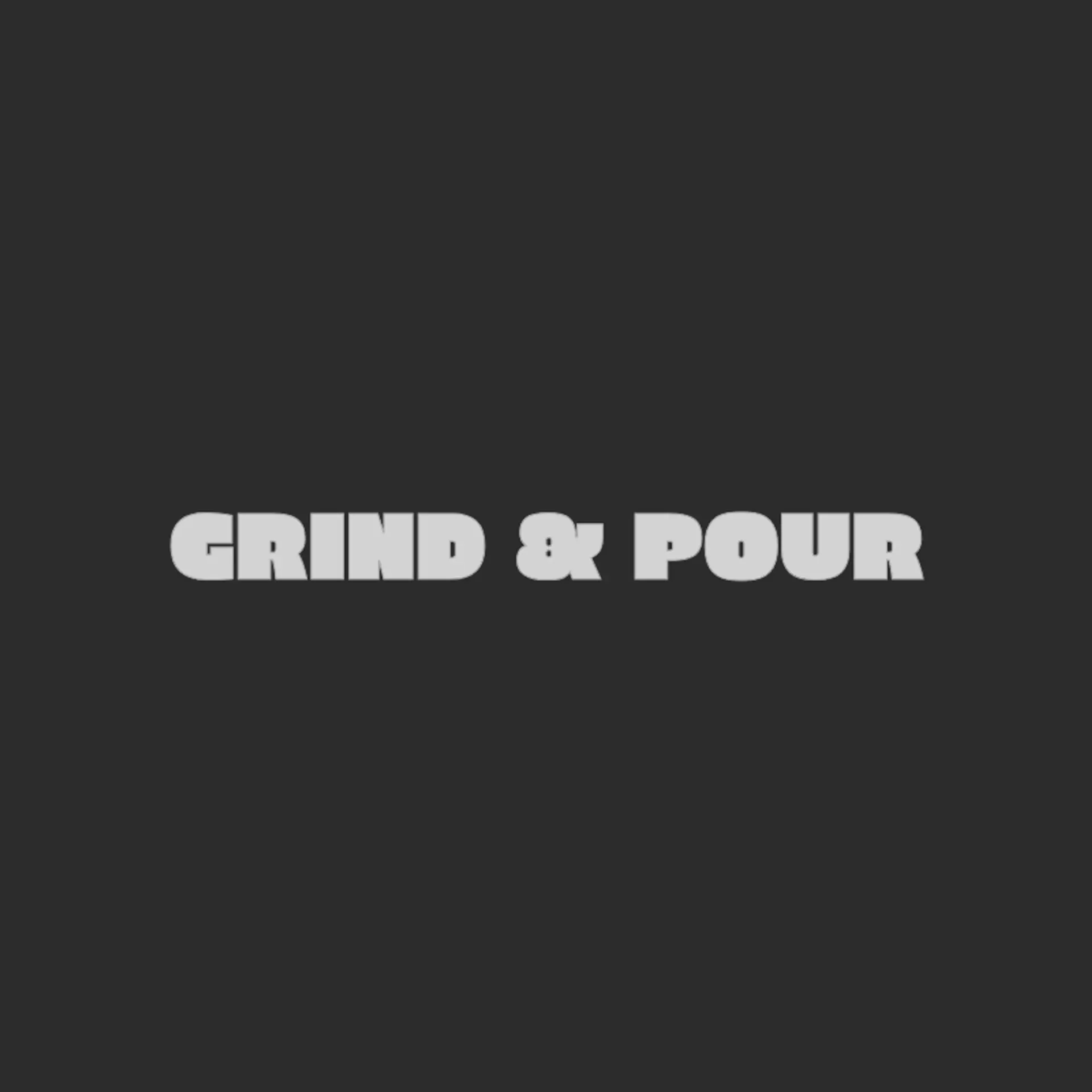 Grind & Pour logo for concrete construction