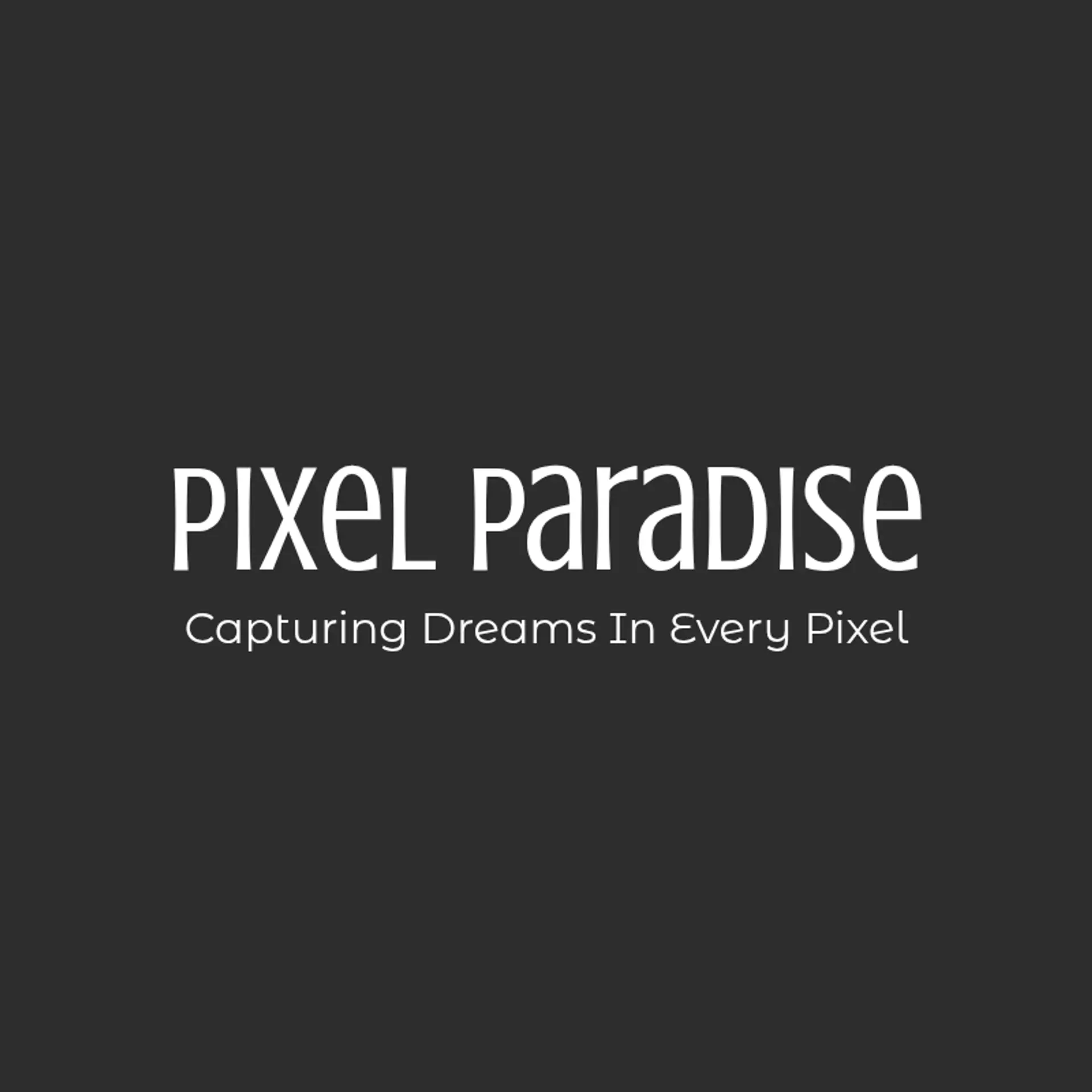 Pixel Paradise logo for cool photography