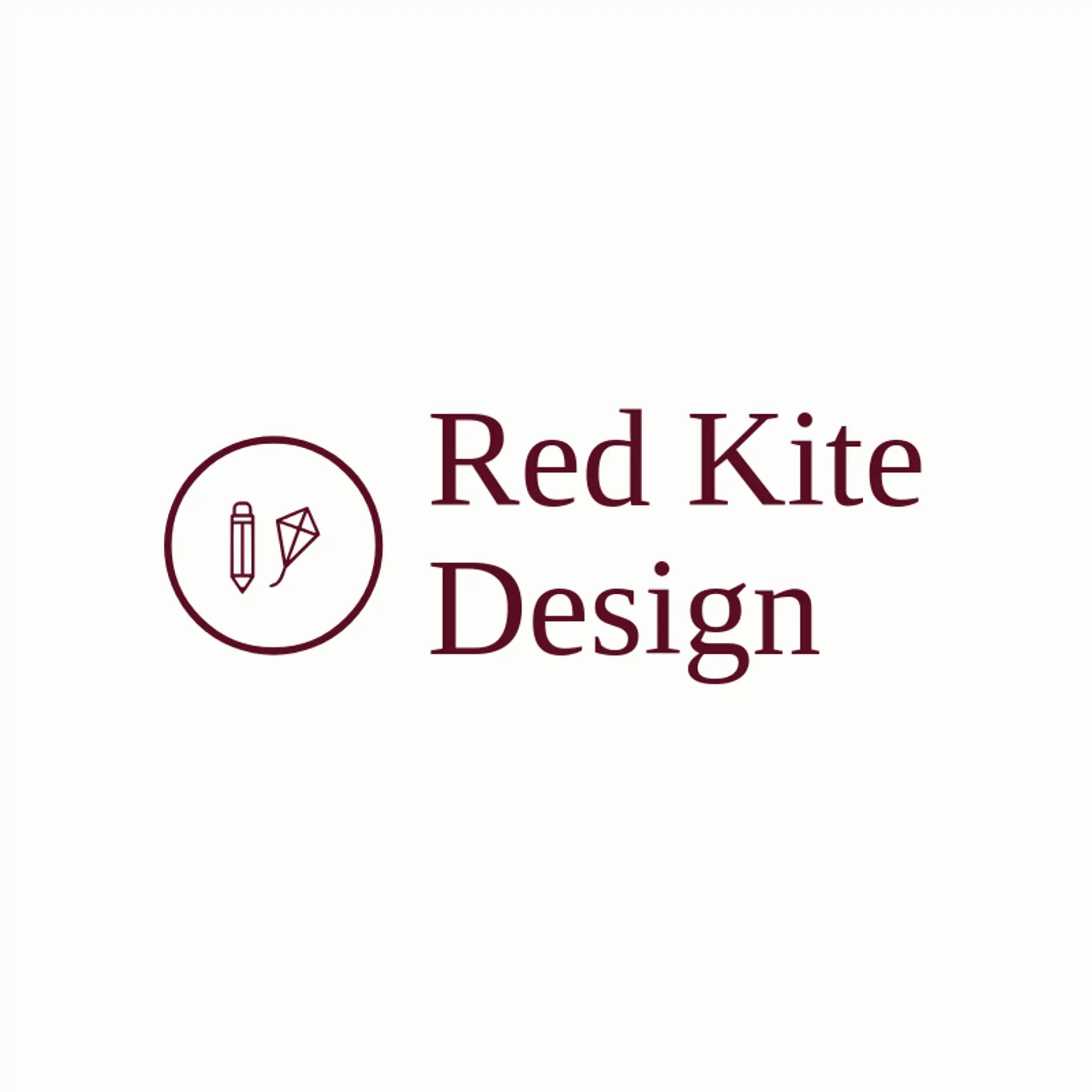 Red Kite Design logo for small business