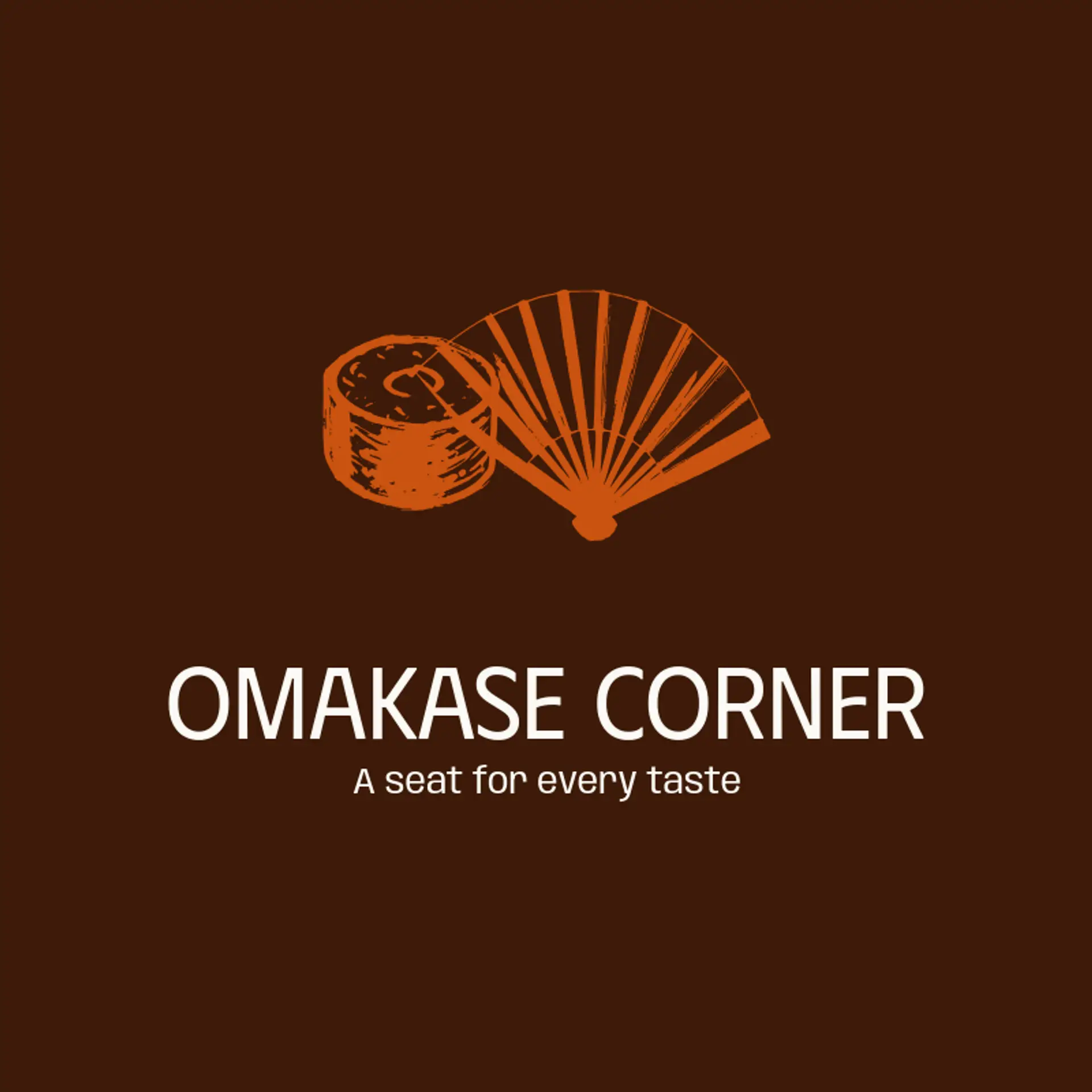 Omakase Corner logo for sushi