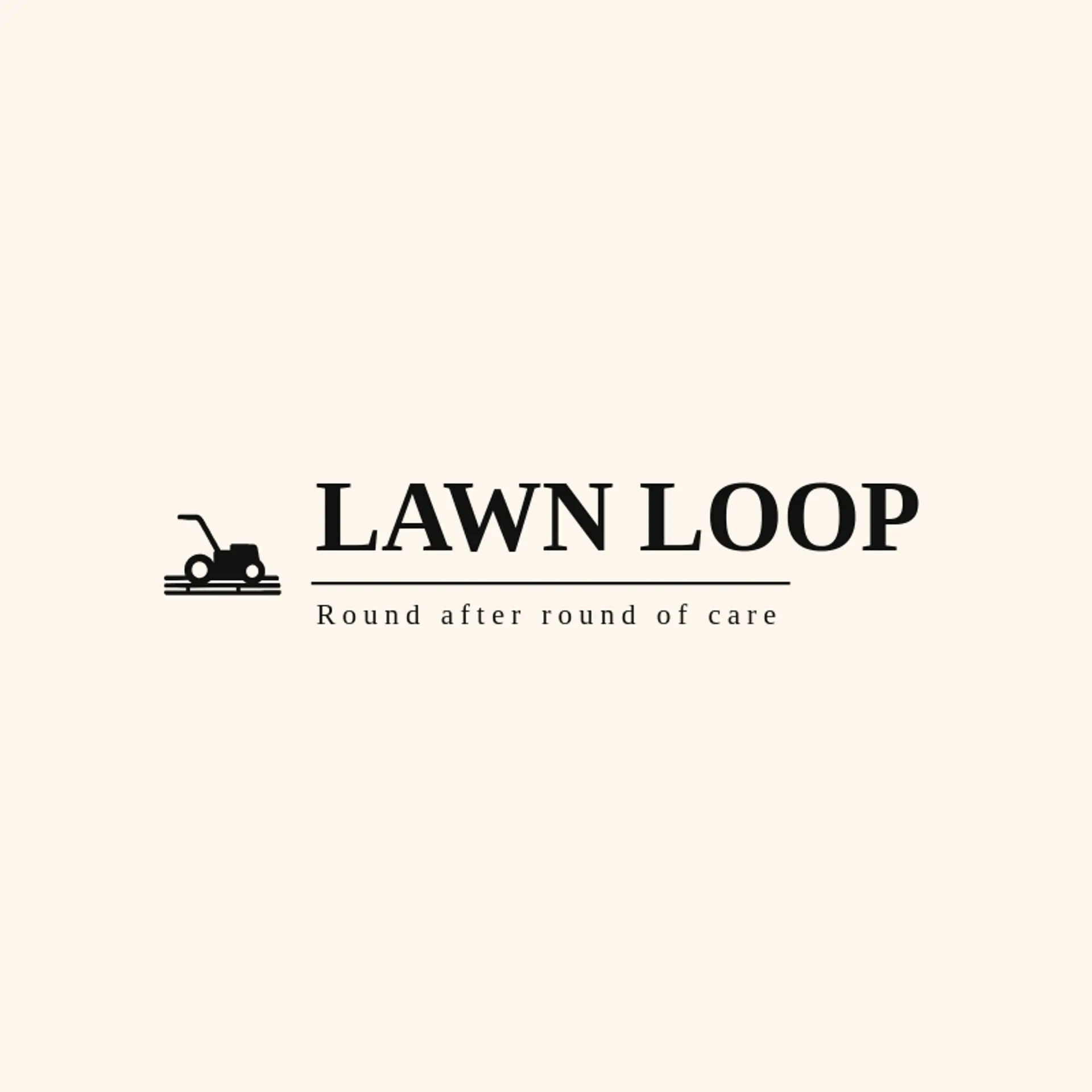 Lawn Loop logo for lawn mower
