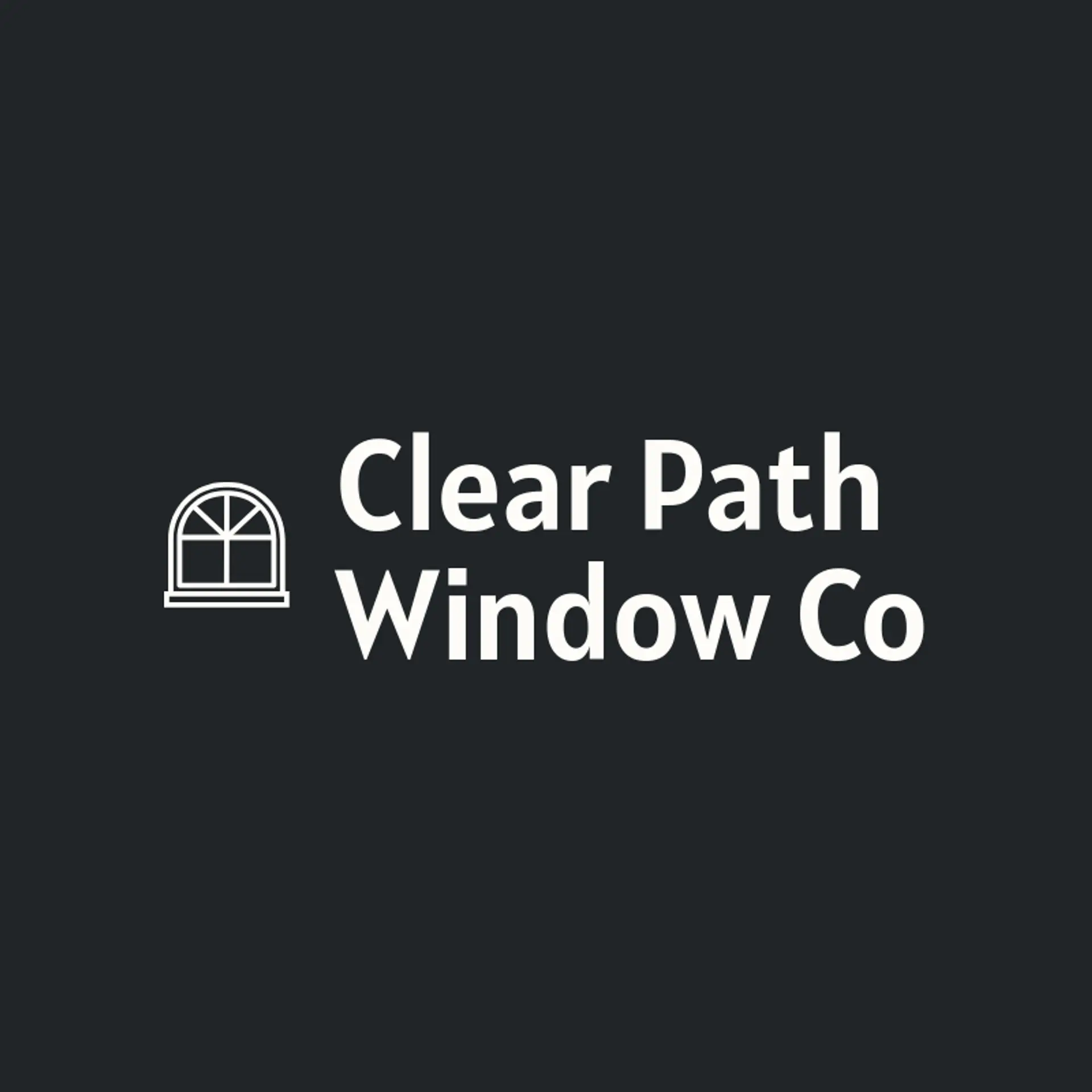 Clear Path Window Co logo for window