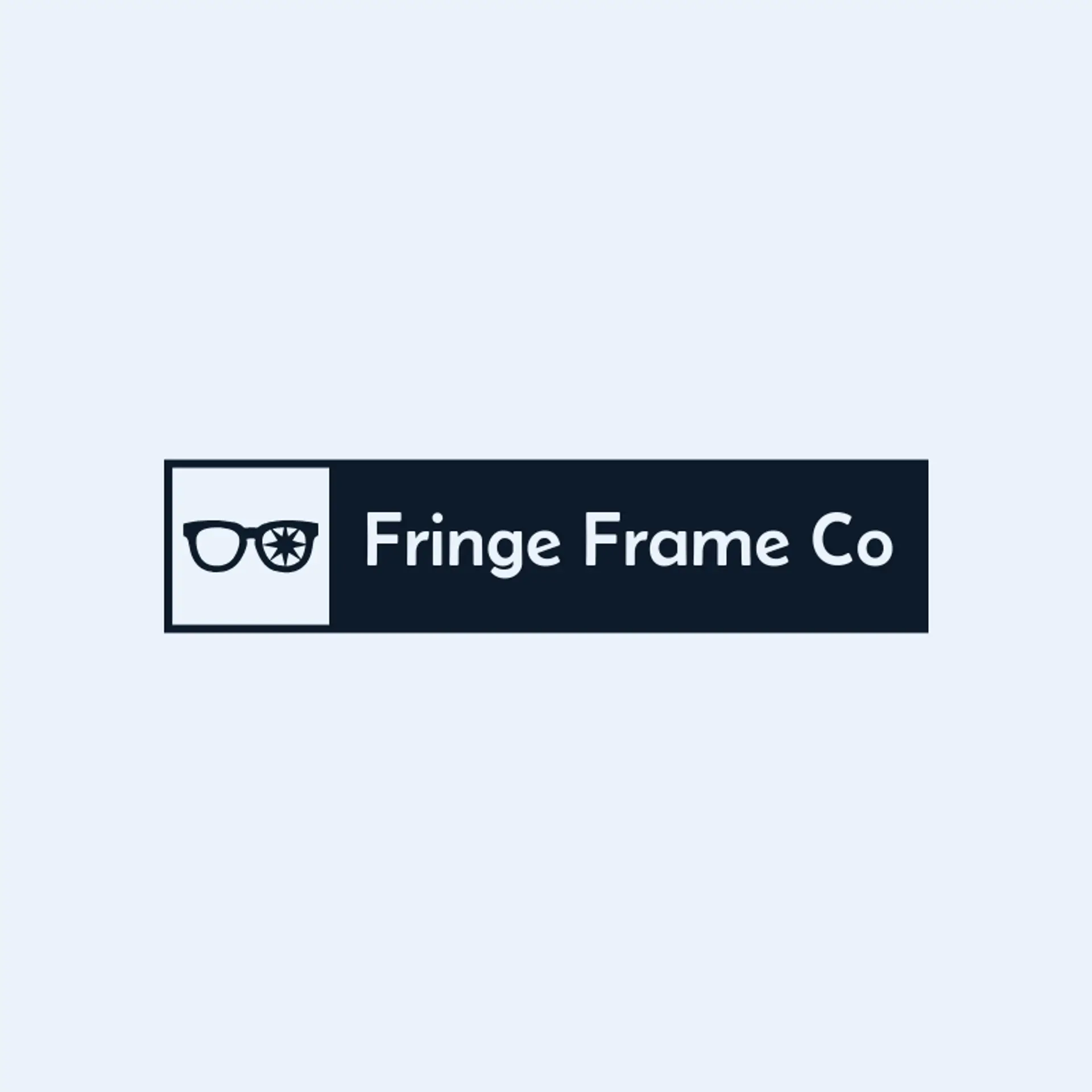 Fringe Frame Co logo for glasses