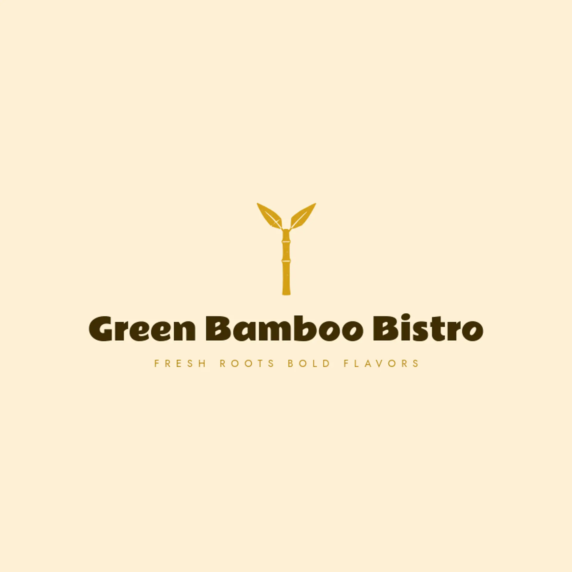 Green Bamboo Bistro logo for chinese