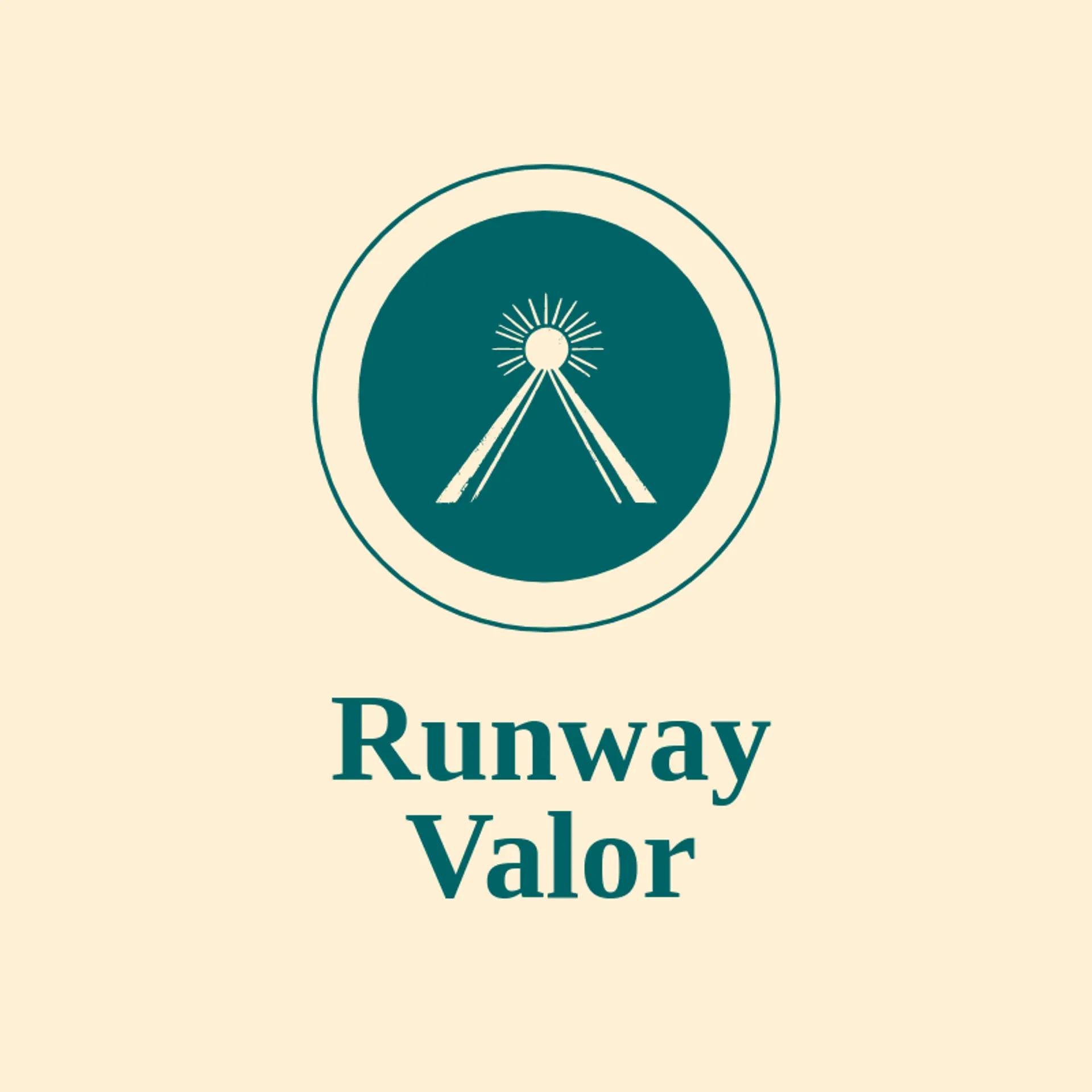 Runway Valor logo for air force