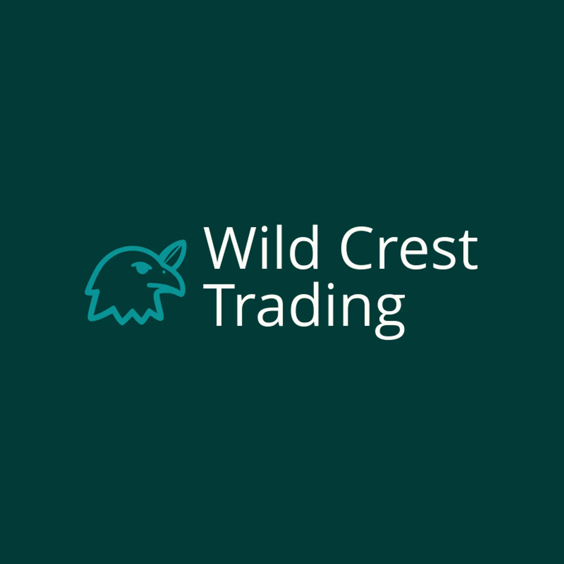 Wild Crest Trading logo for bald eagle