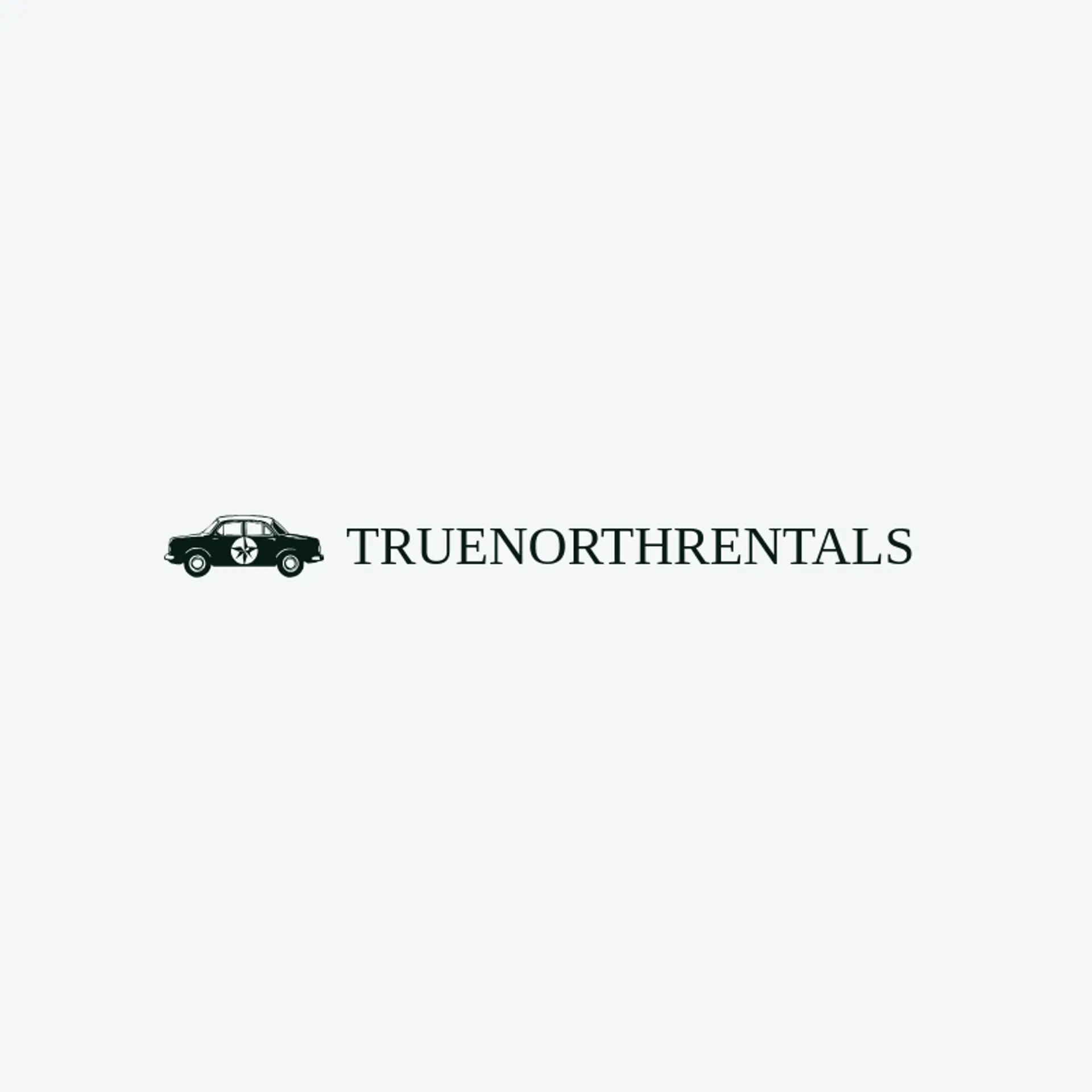 True North Rentals logo for car rental