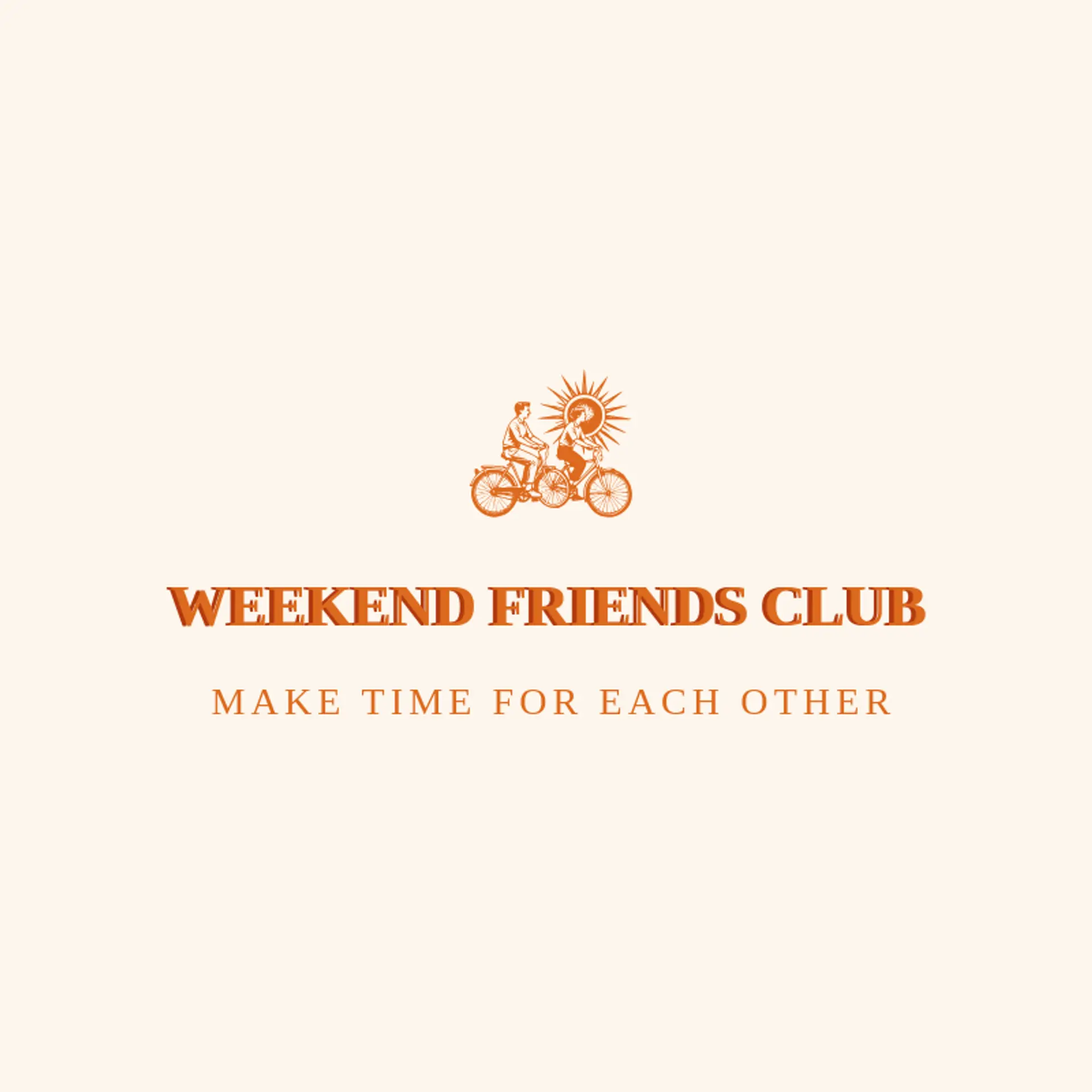 Weekend Friends Club logo for friend