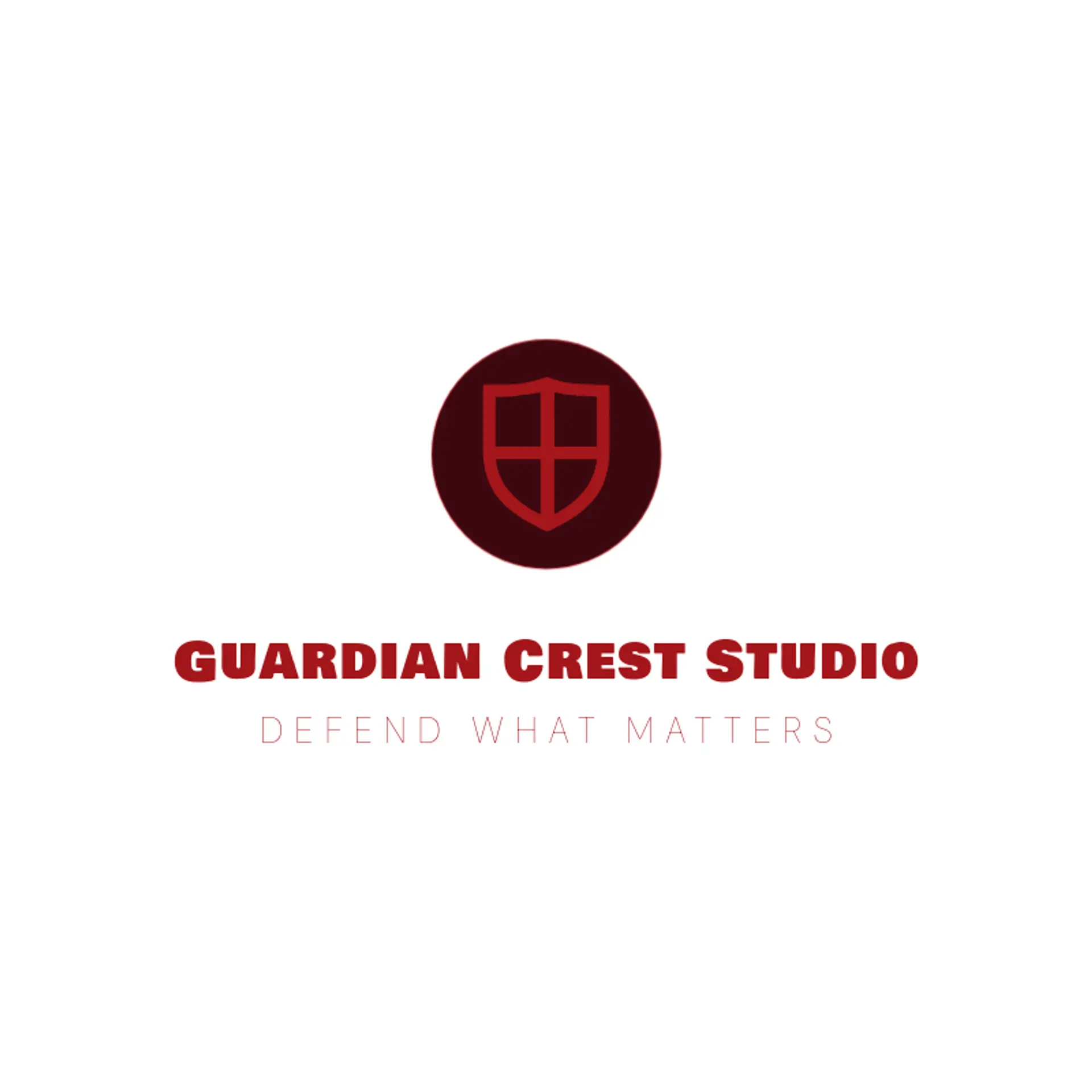 Guardian Crest Studio logo for shield