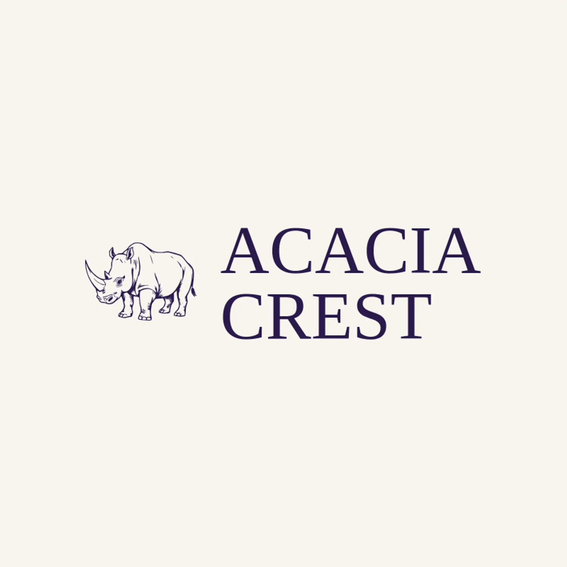 Acacia Crest logo for rhino