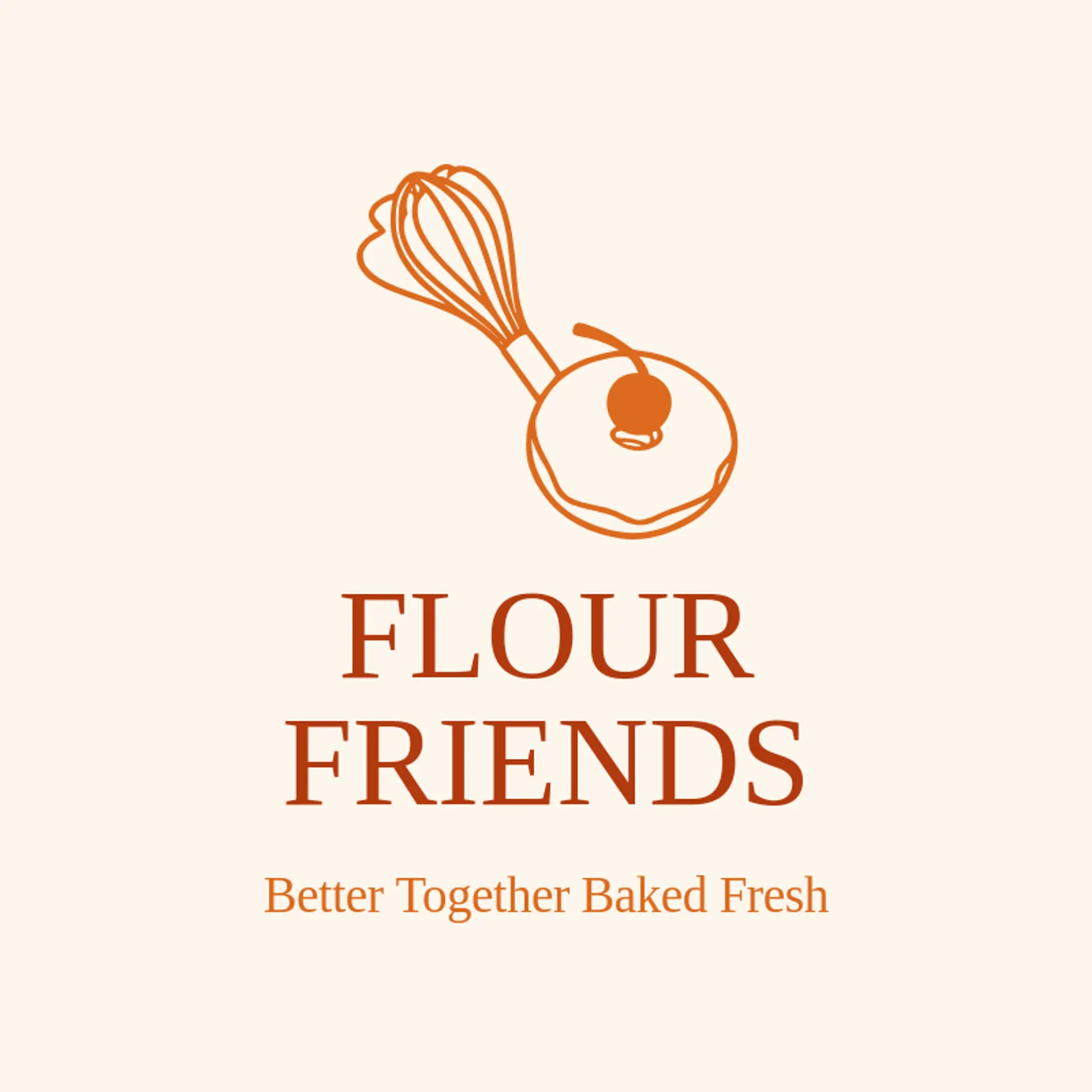 Flour Friends logo for donut