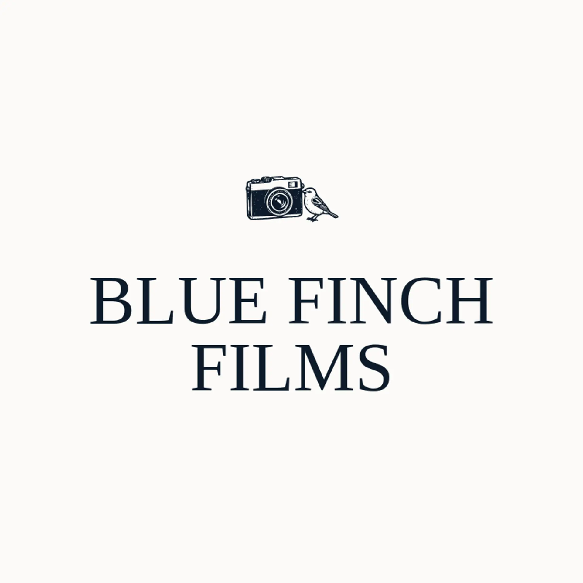 Blue Finch Films logo for video camera