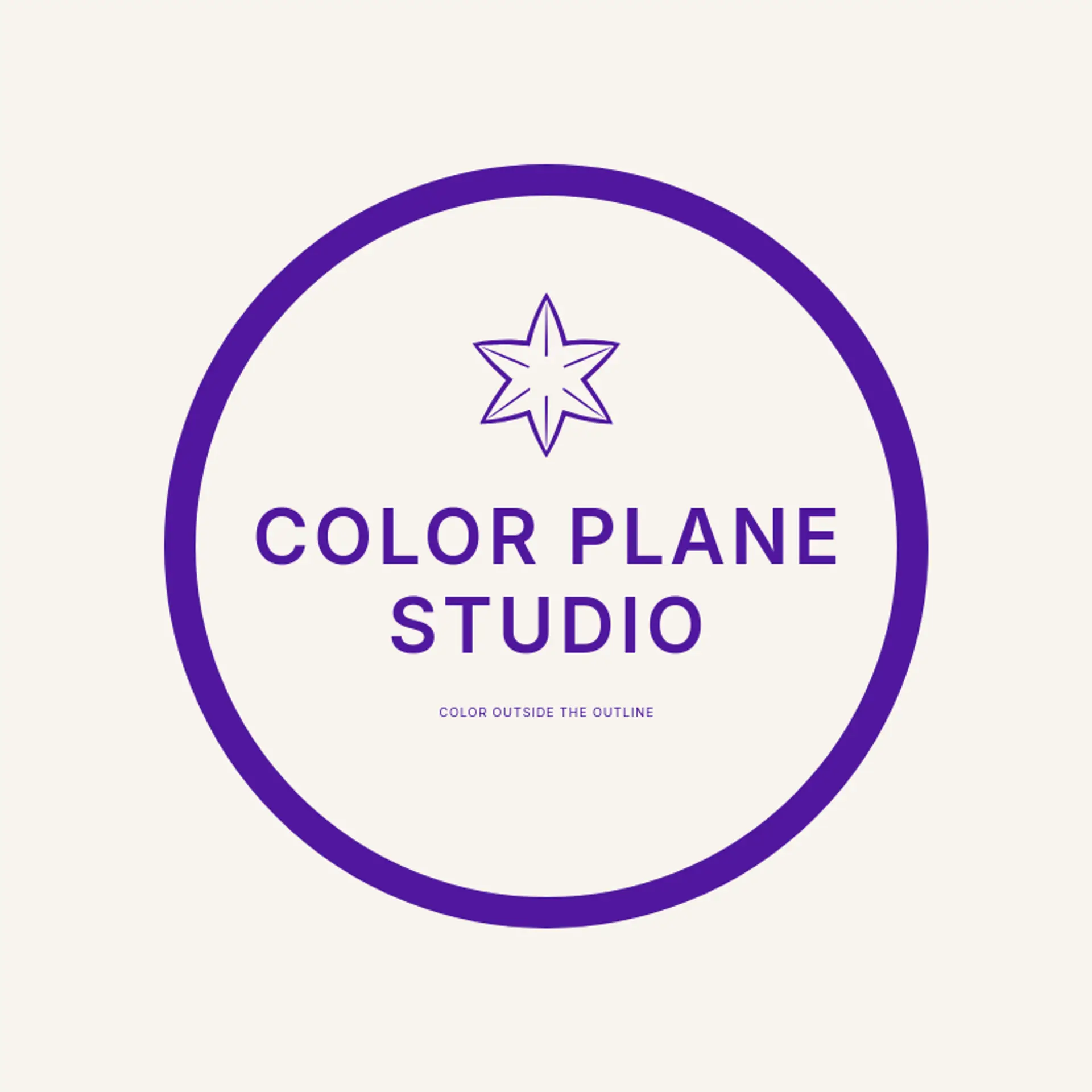 Color Plane Studio logo for polygon