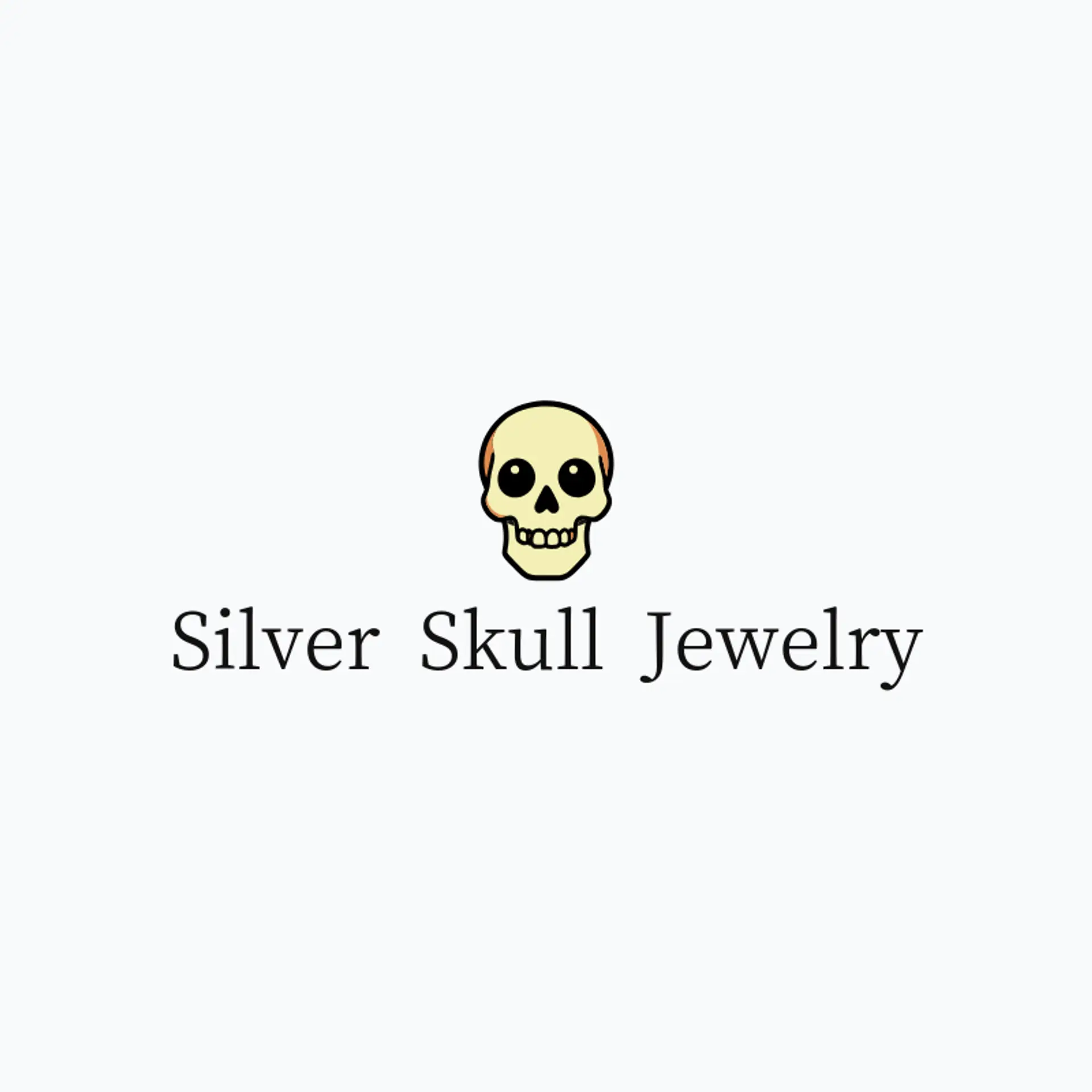Silver Skull Jewelry logo for skull