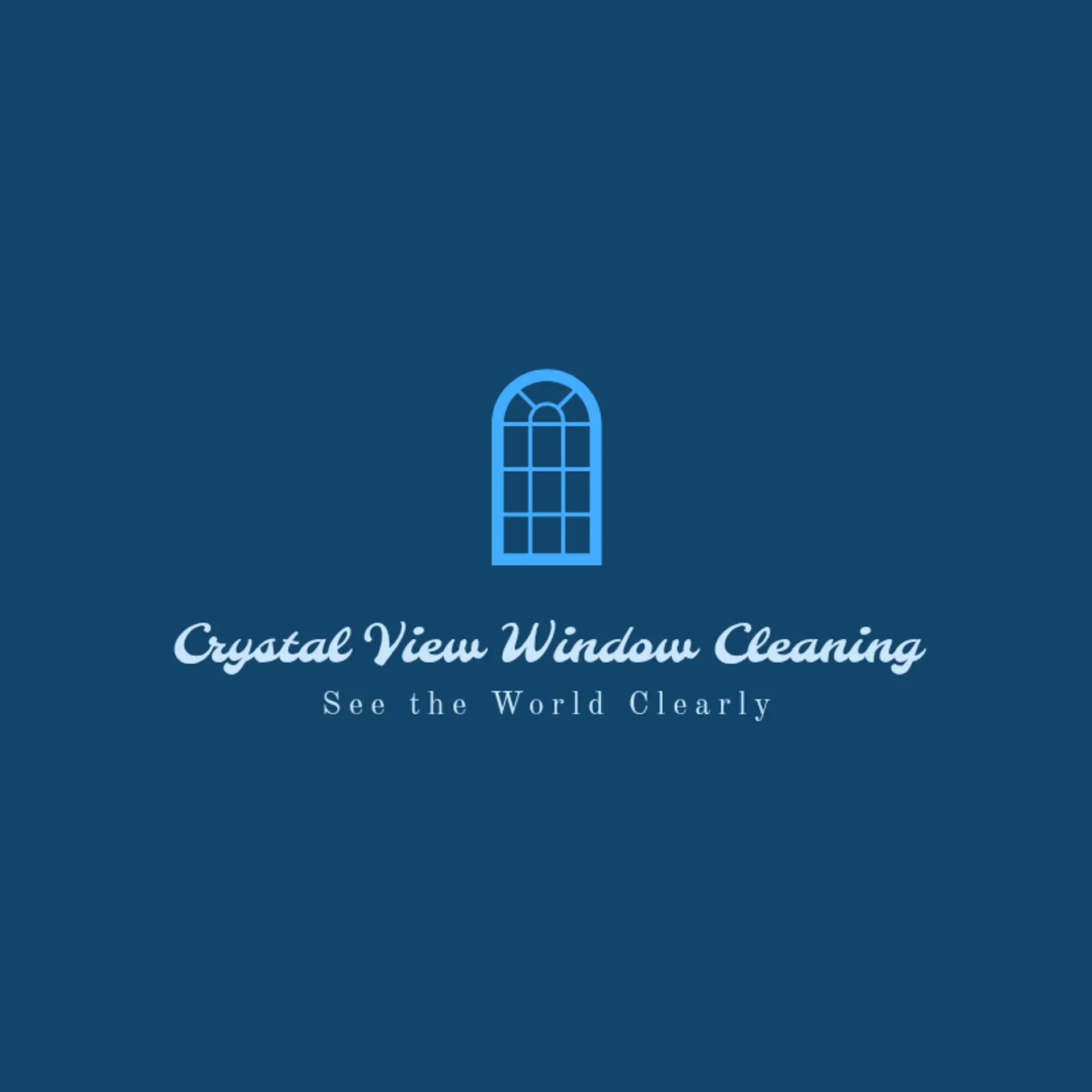 Crystal Clear Shine logo for window cleaning