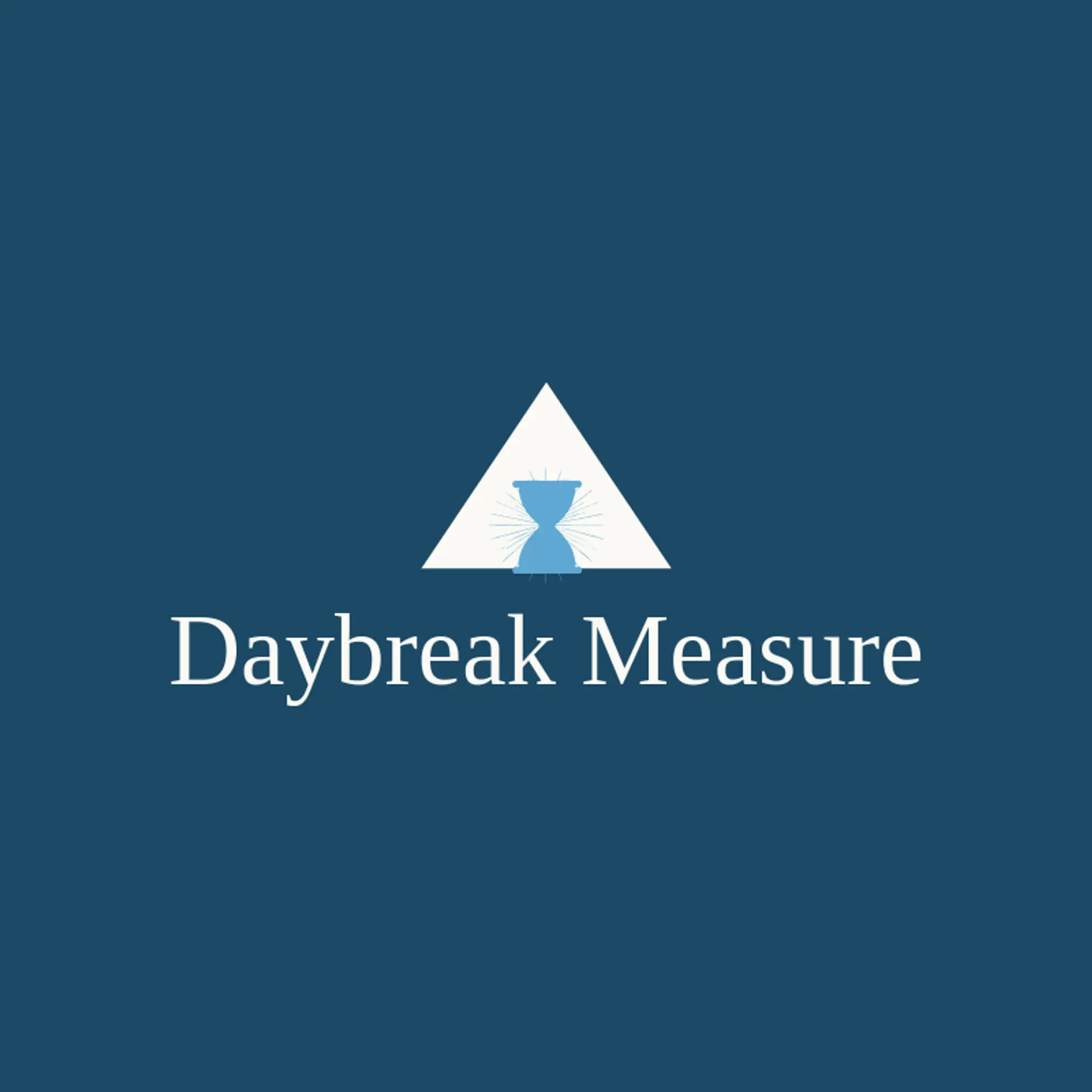 Daybreak Measure logo for hourglass