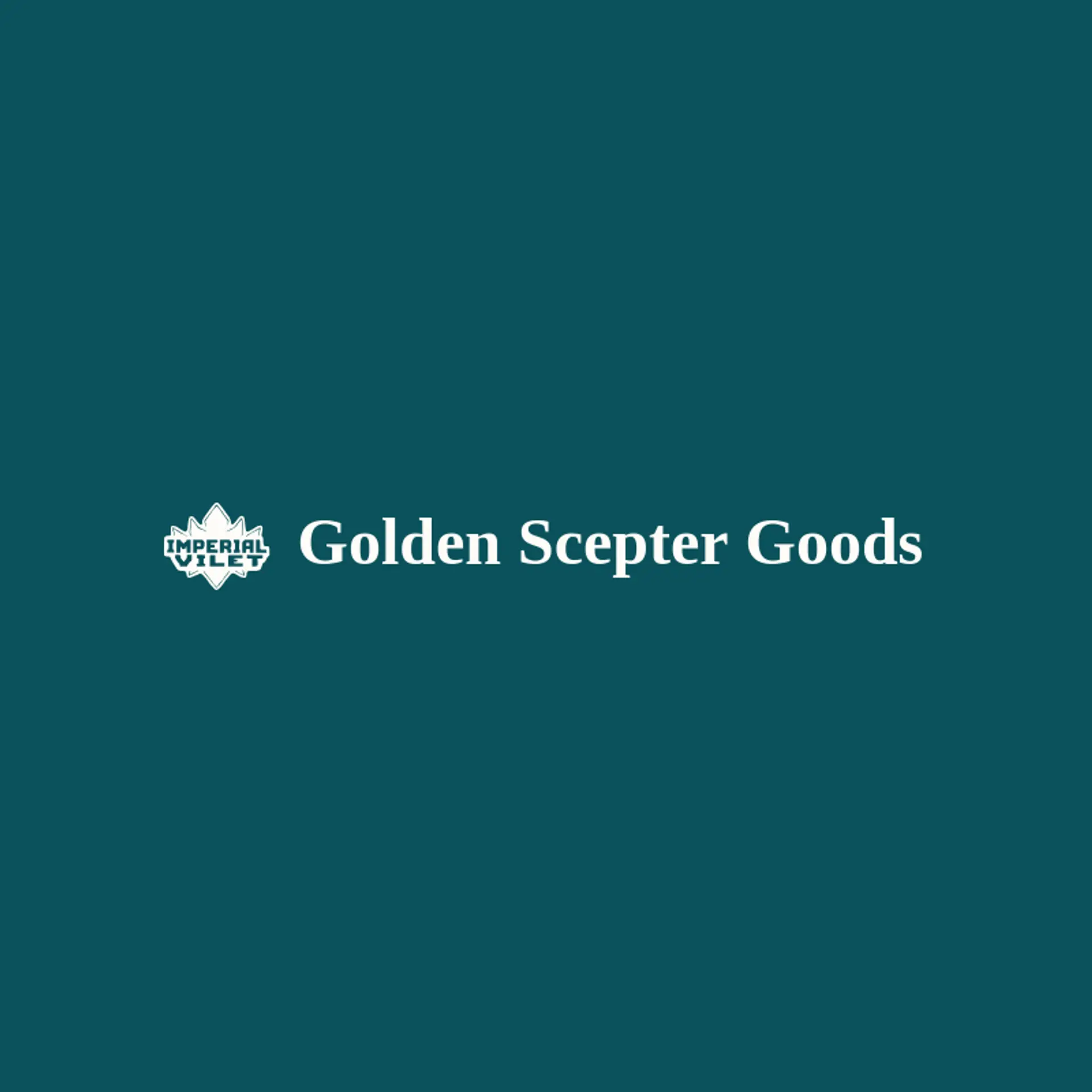 Golden Scepter Goods logo for imperial
