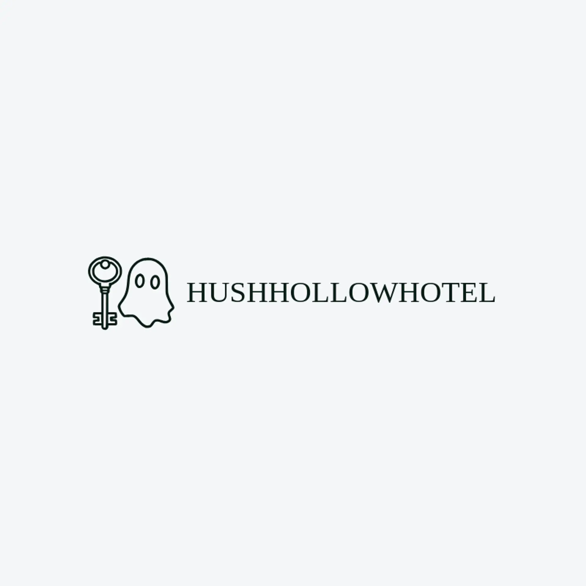 Hush Hollow Hotel logo for spooky