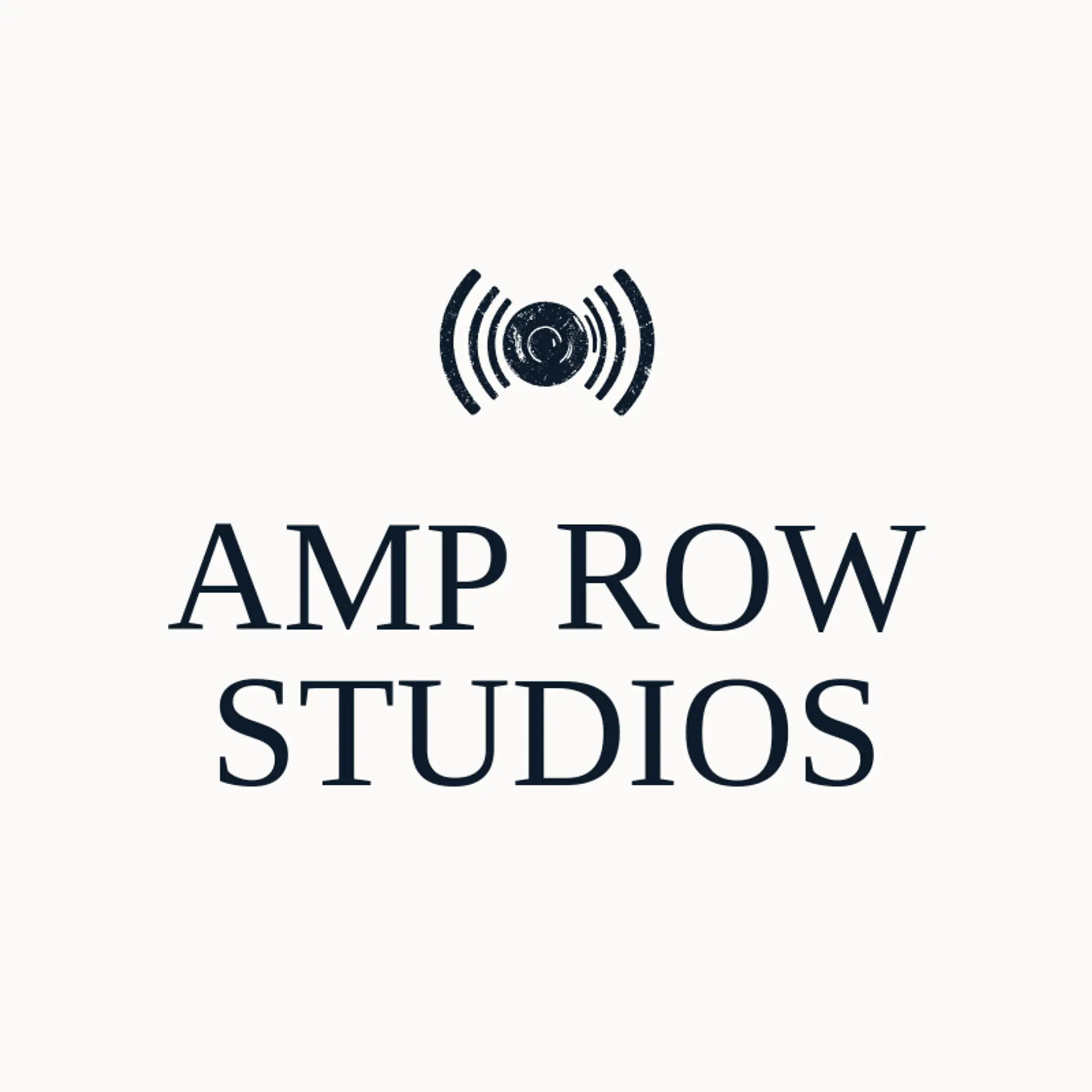 Amp Row Studios logo for rock band