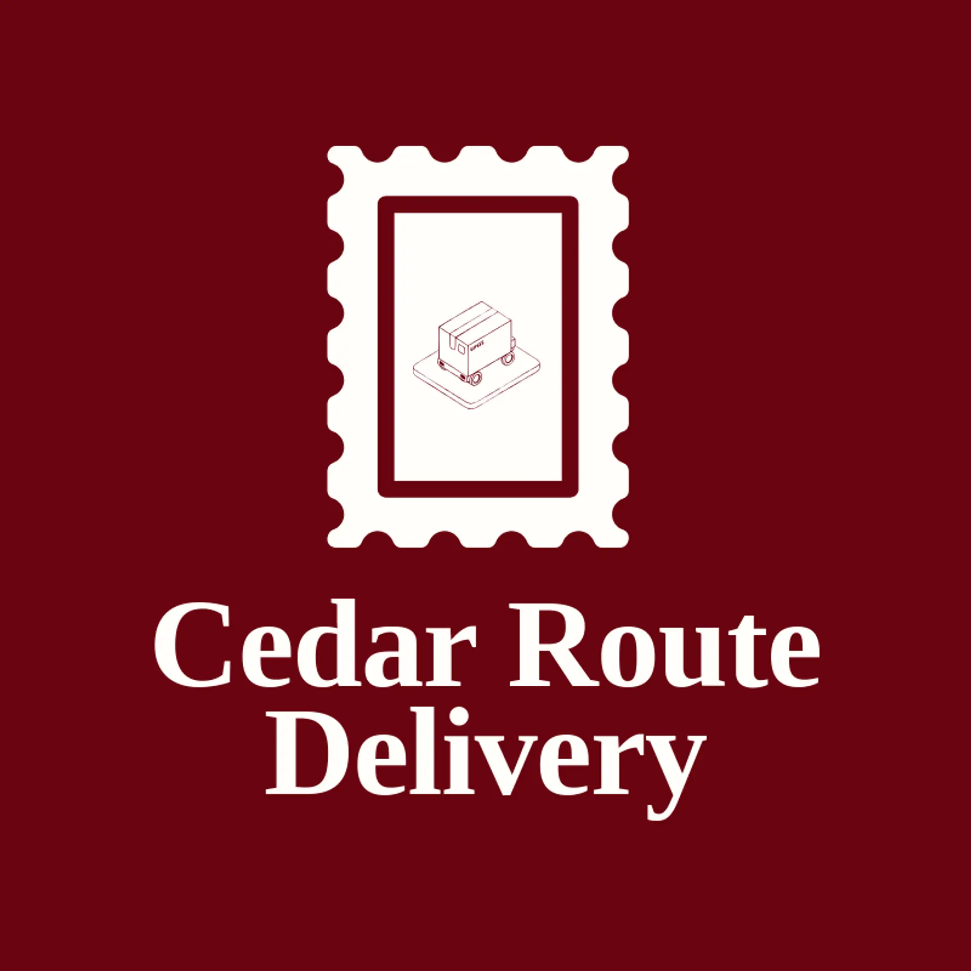 Cedar Route Delivery logo for express