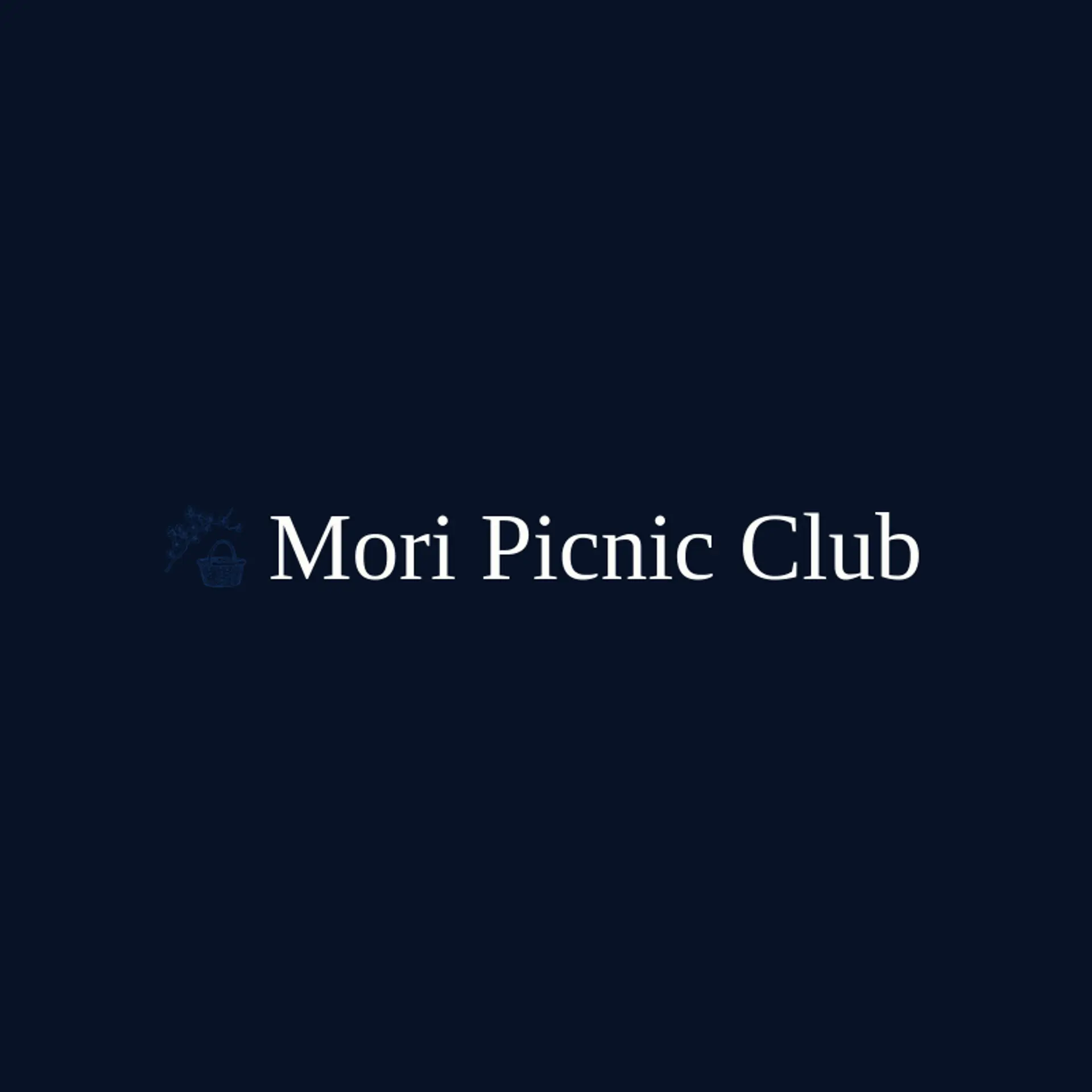 Mori Picnic Club logo for sakura