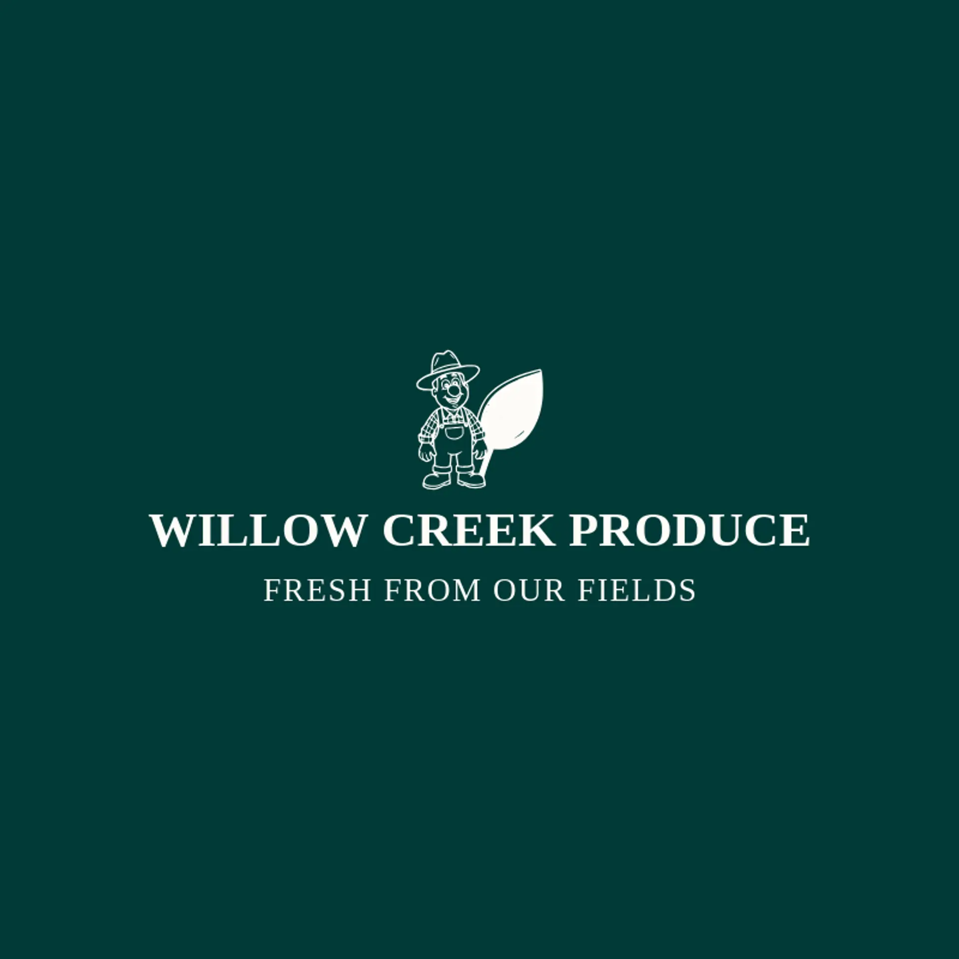 Willow Creek Produce logo for farmer