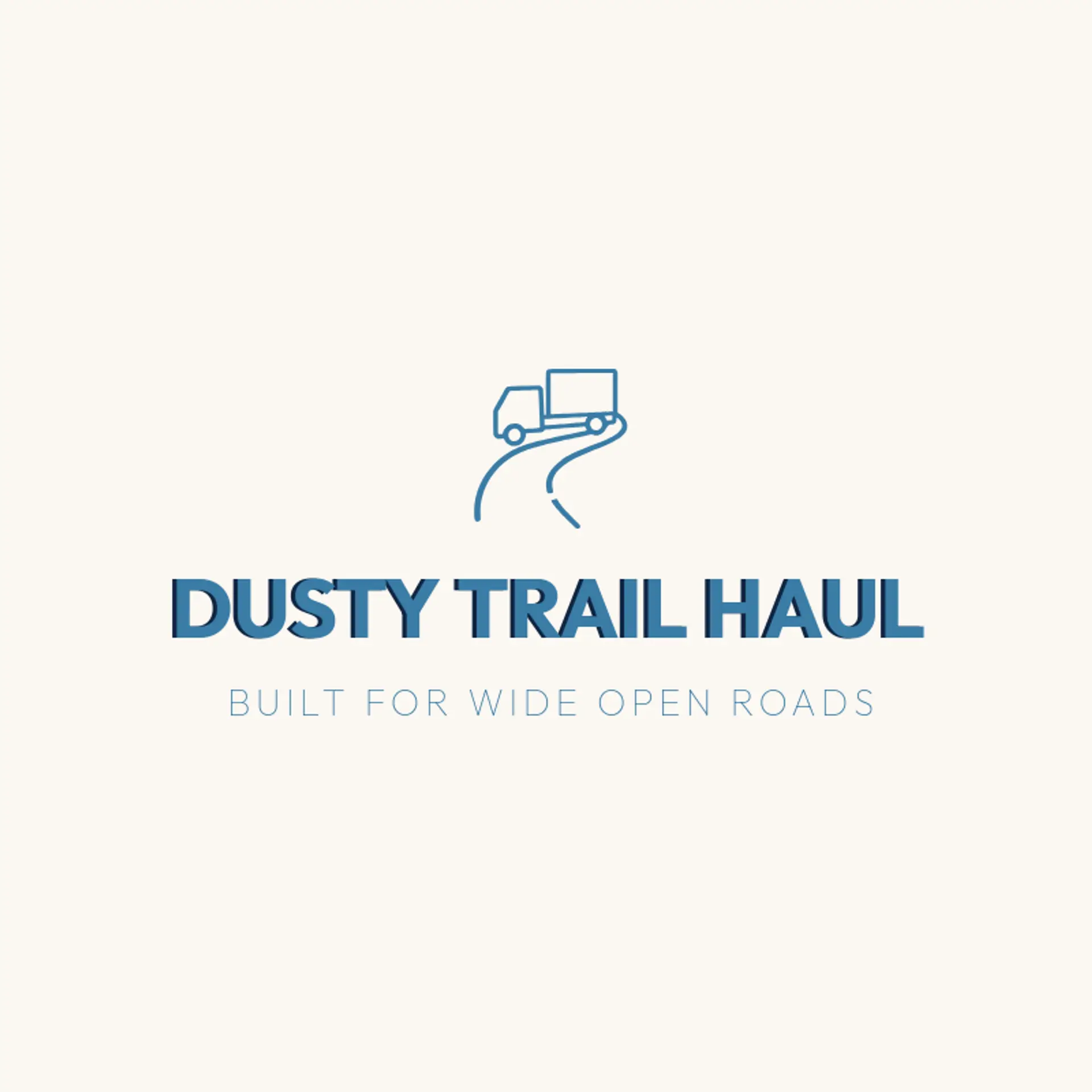 Dusty Trail Haul logo for truck