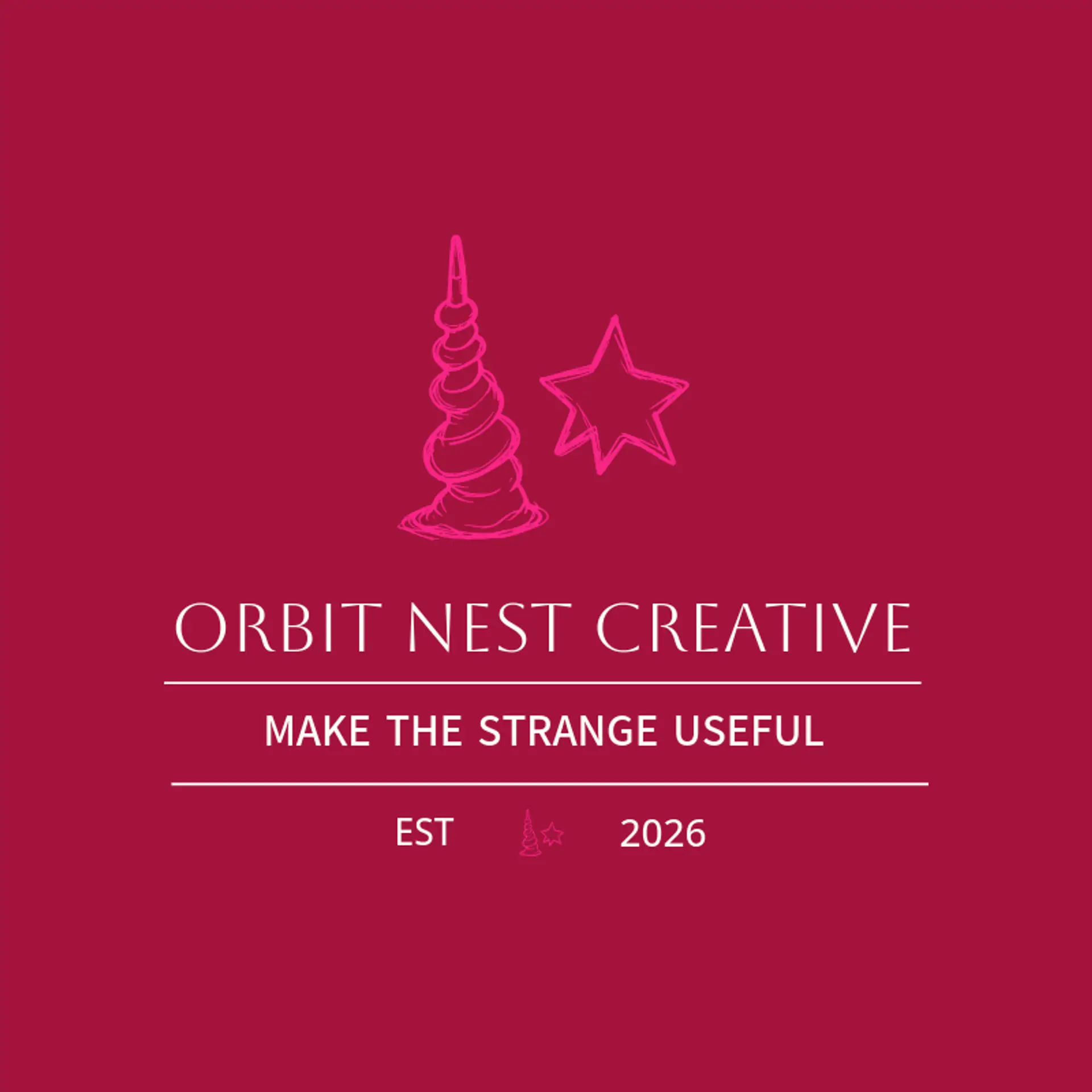 Orbit Nest Creative logo for alien