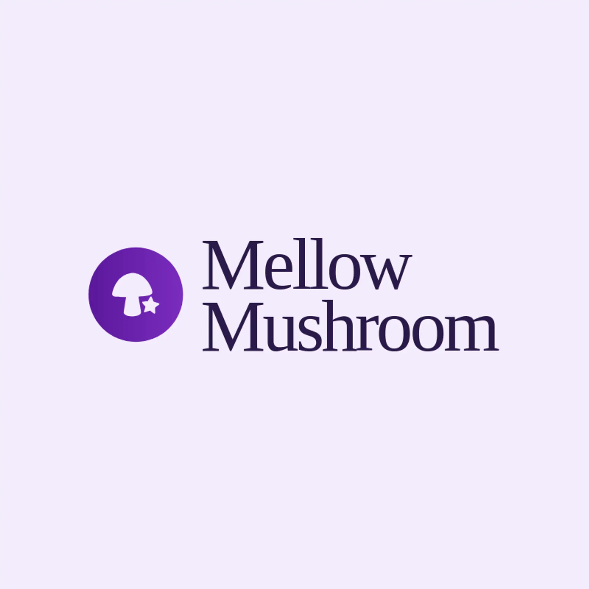Mellow Mushroom logo for hippie