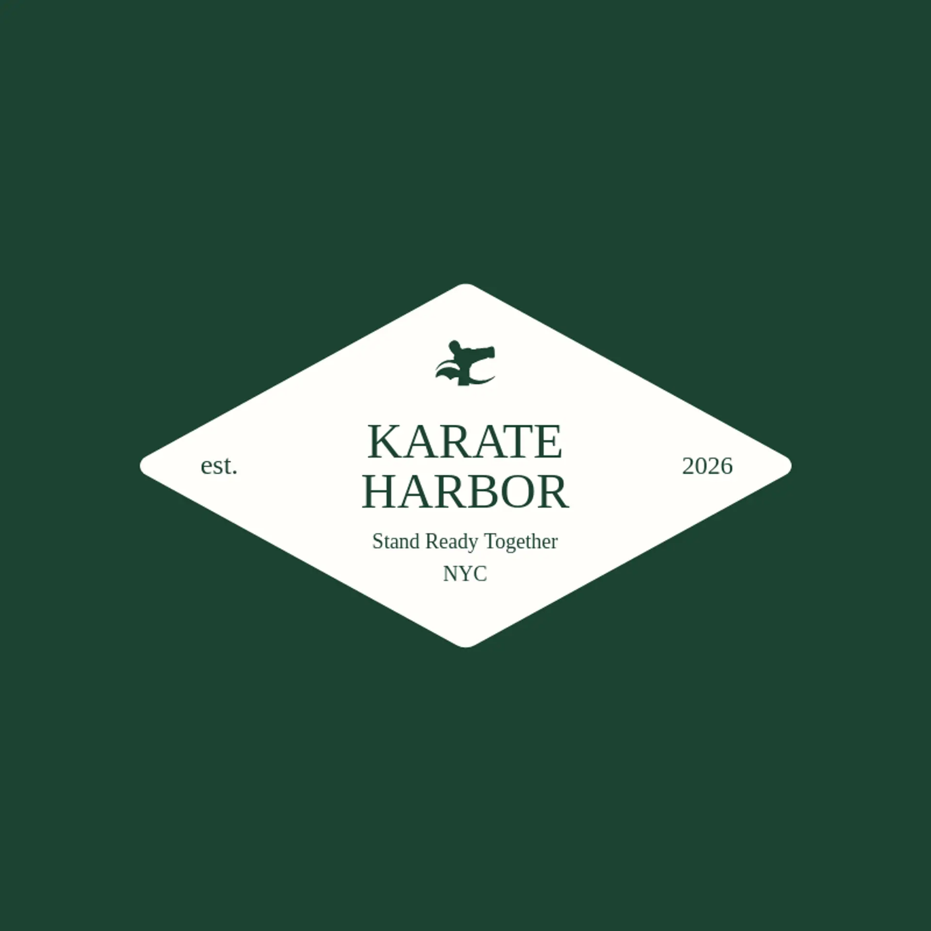 Karate Harbor logo for karate