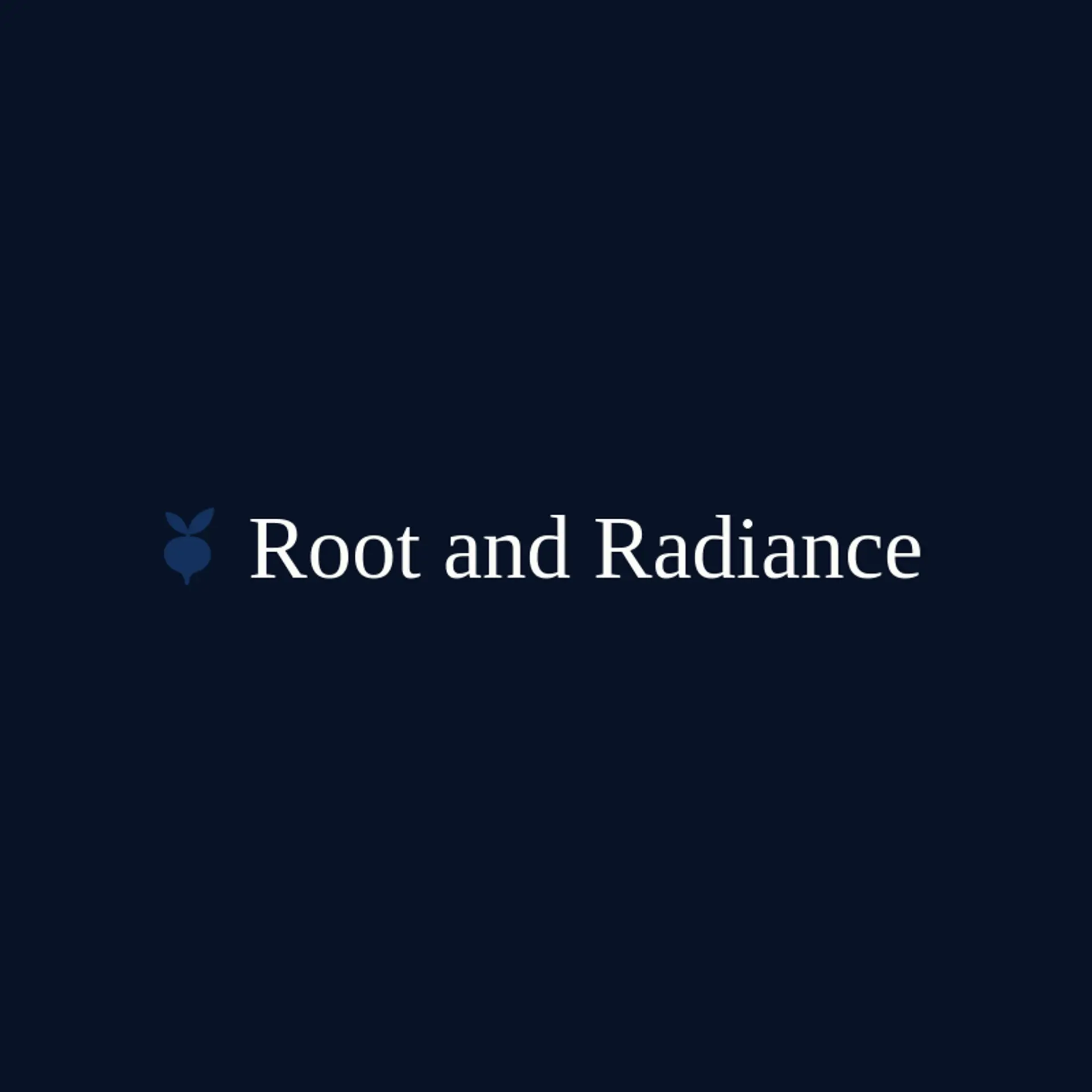 Root and Radiance logo for fresh
