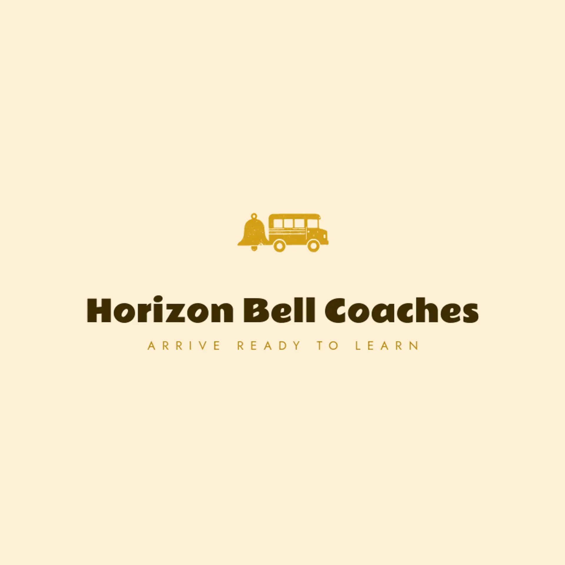Horizon Bell Coaches logo for school bus