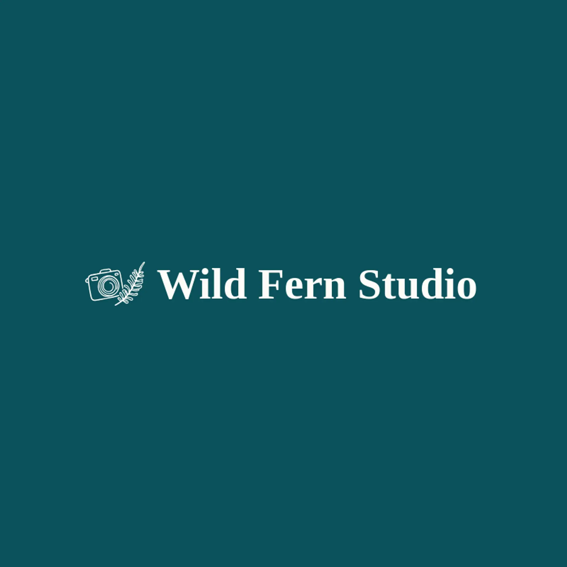 Wild Fern Studio logo for video camera